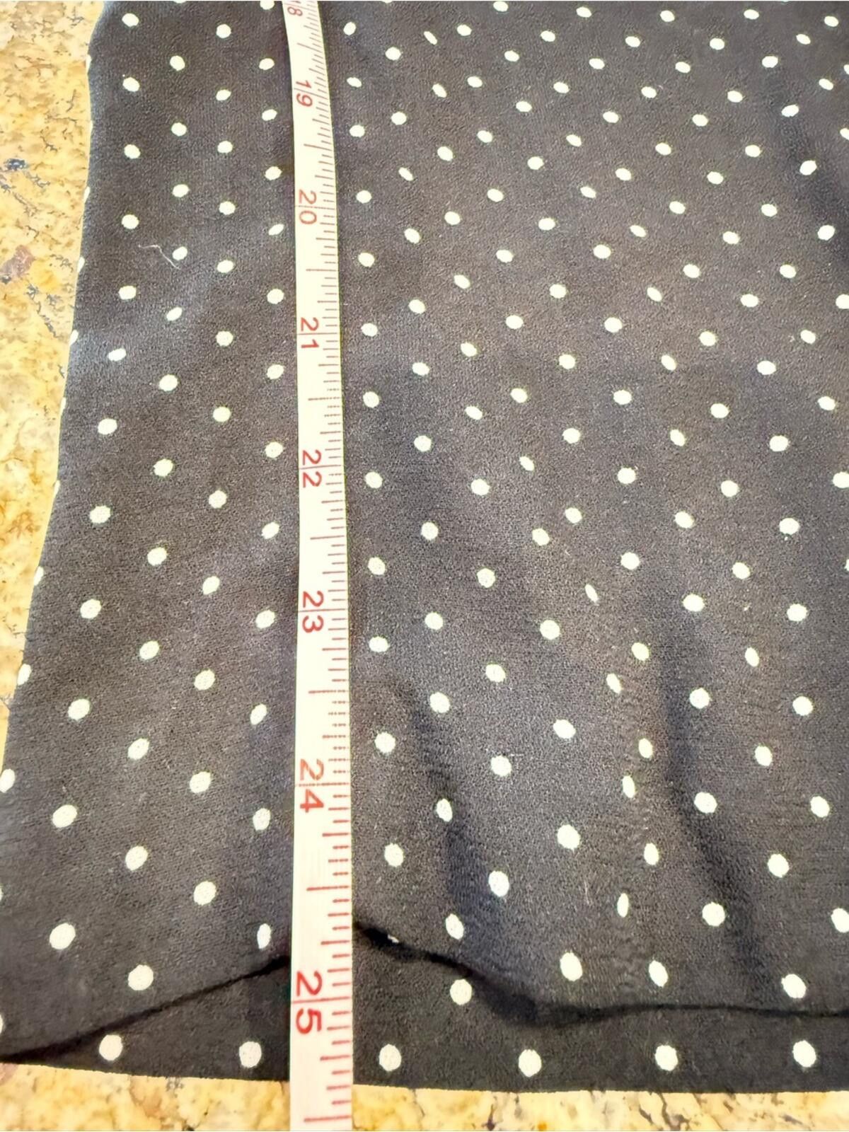 Other Halogen cropped pants black & white polka dots SZ 1X Size 40" / US 18 - 7 Thumbnail