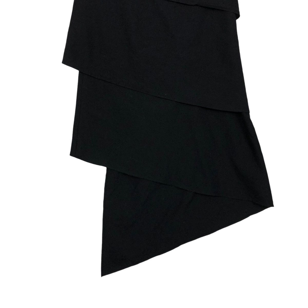 Jean Paul Gaultier 🔥ICONIC BLACK LONG SKIRT BONDAGE DESIGN RUNWAY DOUBLE LAYER Size 30" / US 8 / IT 44 - 6 Thumbnail