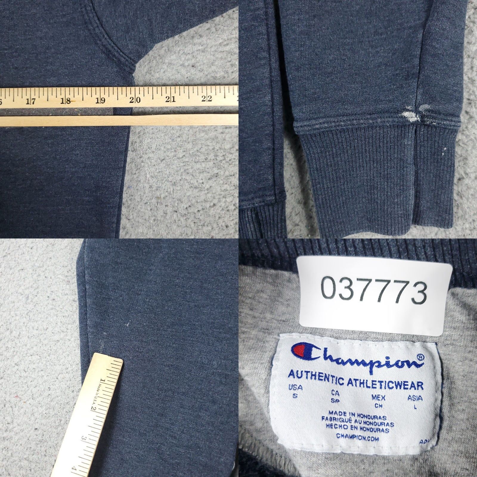 Champion Mens Champion Sweater Small Blue Casual Pullover Sweatshirt Size US S / EU 44-46 / 1 - 8 Thumbnail