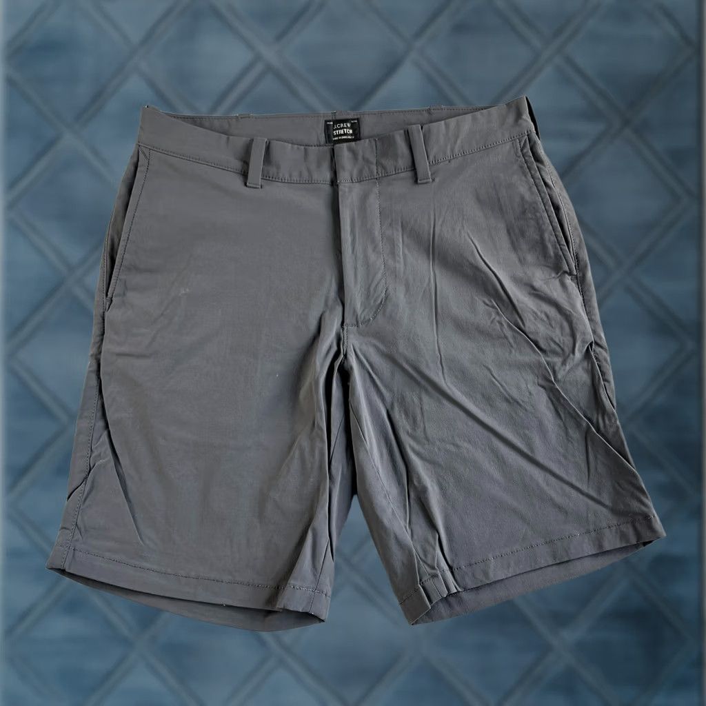 J.Crew J.CREW Shorts Mens 30 Gray Chino Hybrid Performance Stretch Golf Outdoor Casual Travel Beach Outdoor Sports Size US 30 / EU 46 - 1 Thumbnail