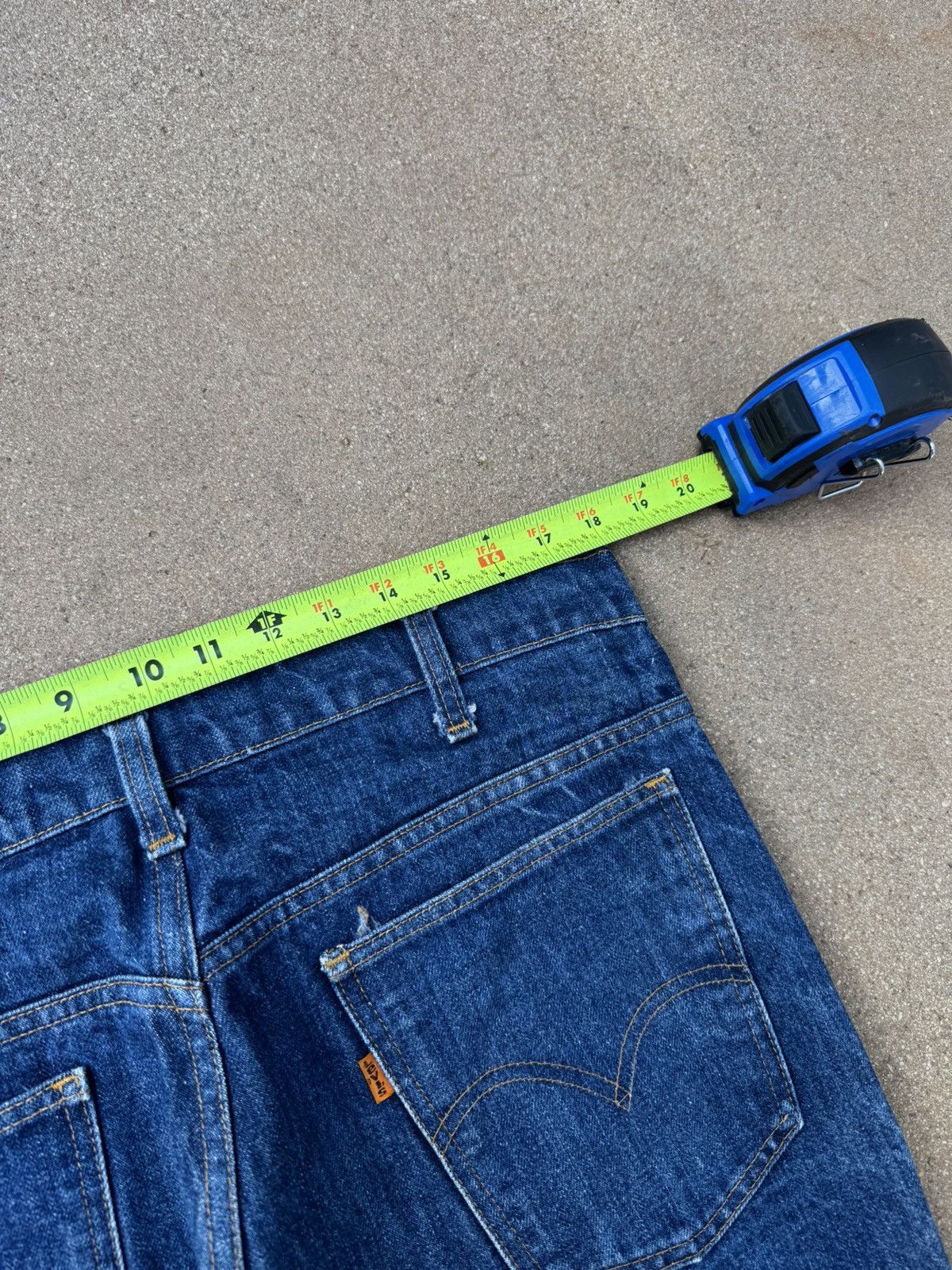 Levi's × Vintage Vtg 70’s Levi’s 646 Orange Tab Bellbottom Flare Jeans 36x29 Size US 36 / EU 52 - 9 Thumbnail