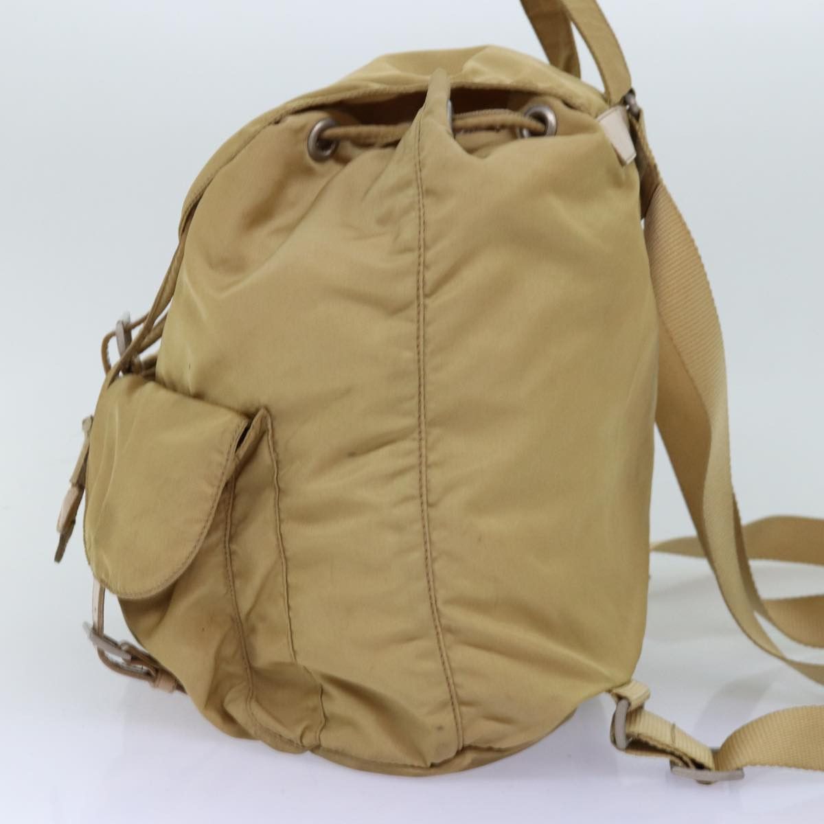 Prada PRADA Backpack Nylon Beige Size ONE SIZE - 4 Thumbnail