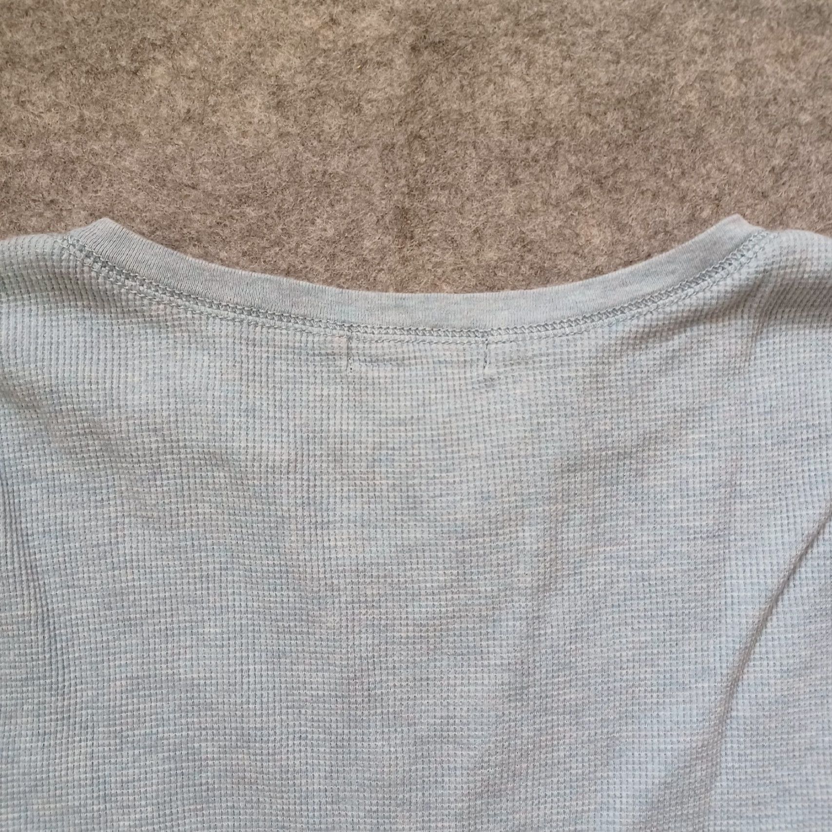 CO Ralph Lauren Jeans Co. Womens Sweater 1/4 Lace Up Green Casual Ladies Medium Knit Pullover V-Neck Long Sleeve Shirt Womens Size M / US 6-8 / IT 42-44 - 3 Thumbnail