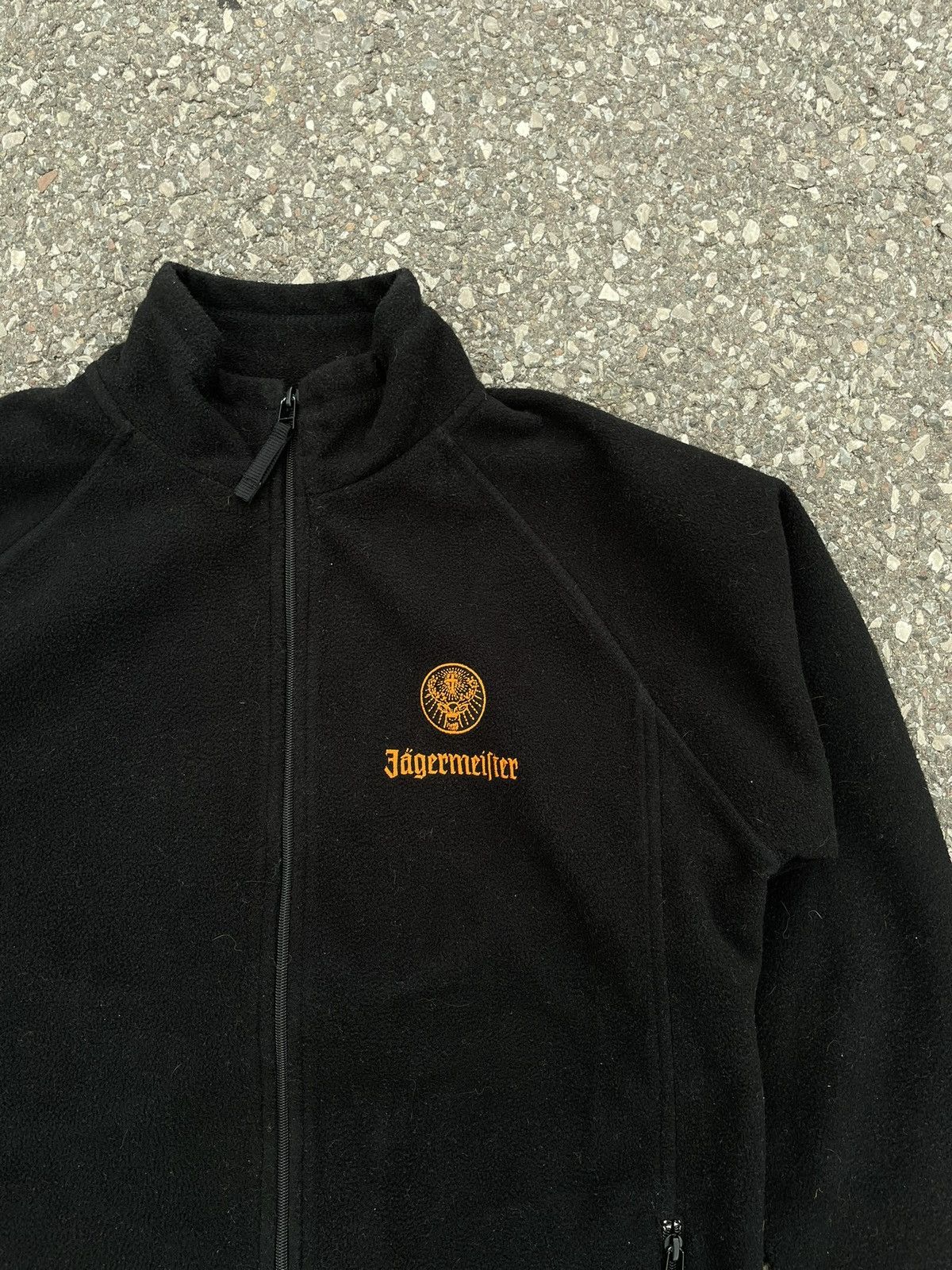 Jagermeister × Vintage Zip Jagermeister Vintage Y2k Fleece Sweatshirt Size US M / EU 48-50 / 2 - 2 Thumbnail
