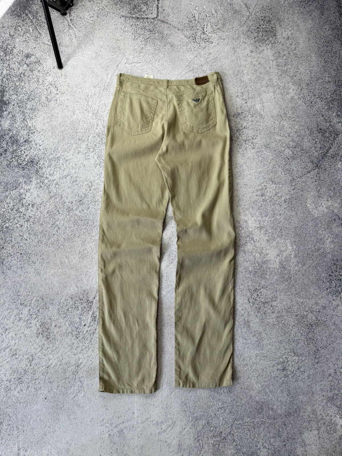 Armani Vintage Armani Jeans Linen Pants Metal Logo Old Money Size US 32 / EU 48 - 10 Thumbnail
