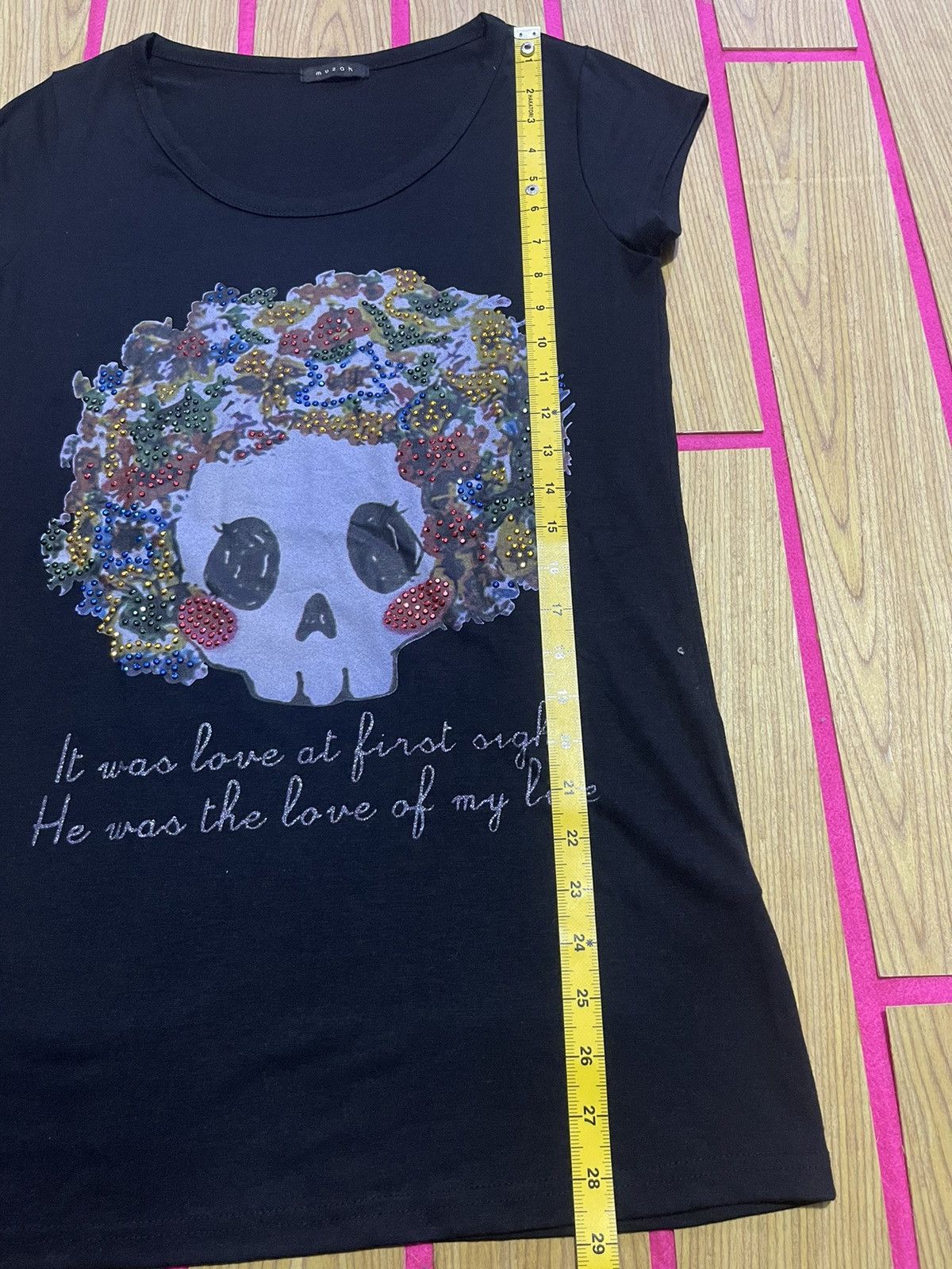 If Six Was Nine Y2K MUZAK short sleeve tshirt logo big skull style Size M / US 6-8 / IT 42-44 - 8 Thumbnail