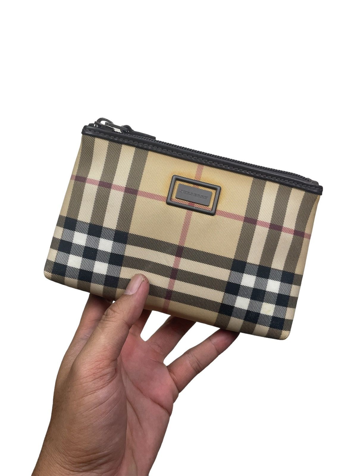 Burberry Burberry Nova Check Pouch | Old Money Aesthetic Size ONE SIZE - 1 Thumbnail