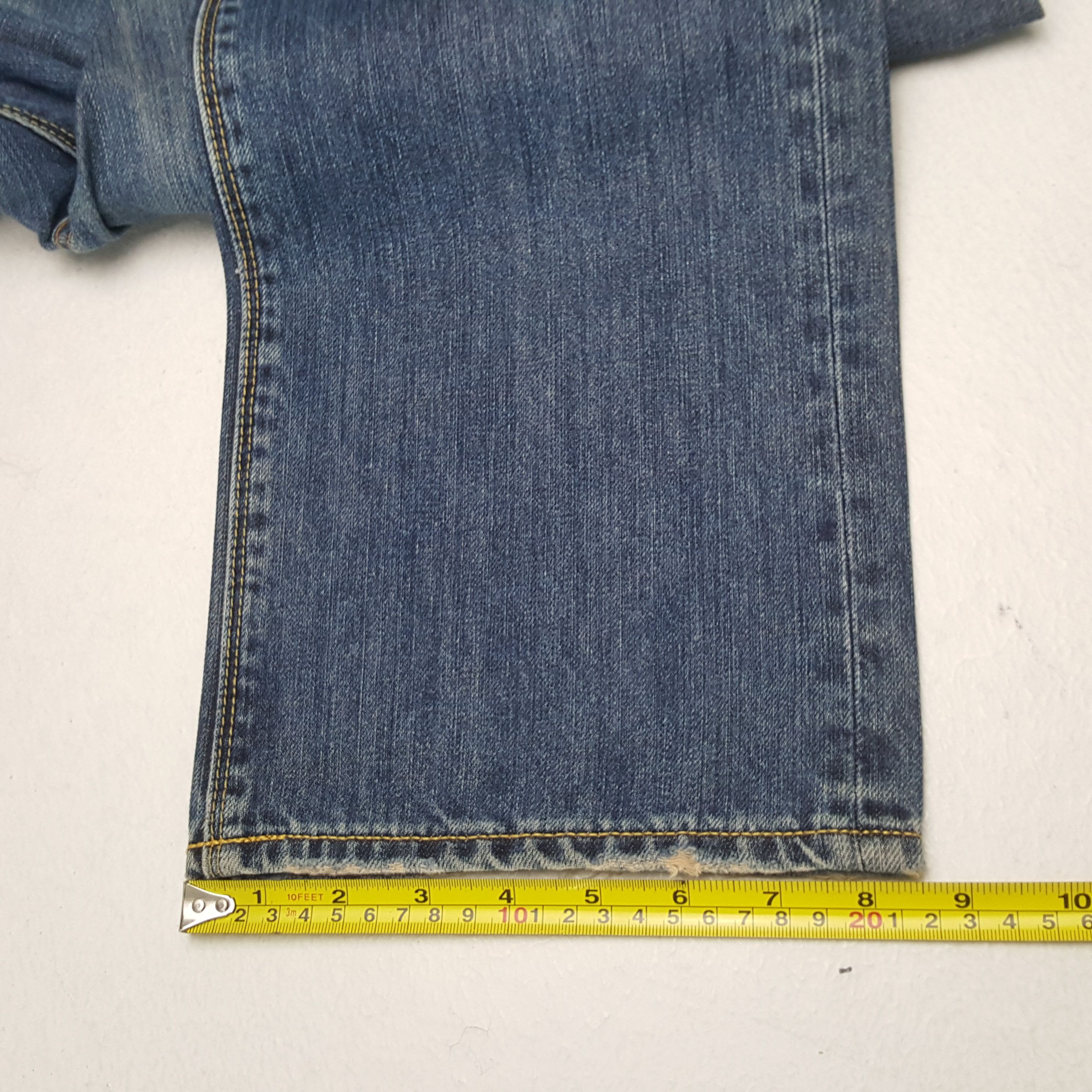 Christian Audigier × Ed Hardy × Vintage ED HARDY by Christian Audigier Rare Pocket Custom Art Jeans Size US 32 / EU 48 - 12 Thumbnail