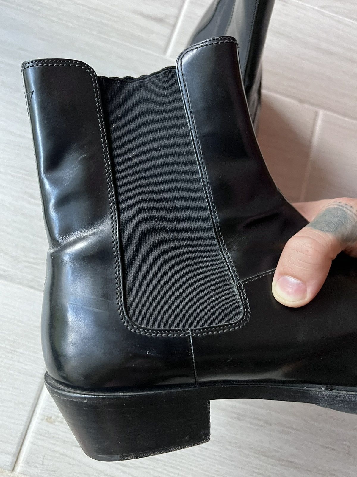 Berluti × Haider Ackermann Berluti Keith boots black Size US 10.5 / EU 43-44 - 15 Thumbnail