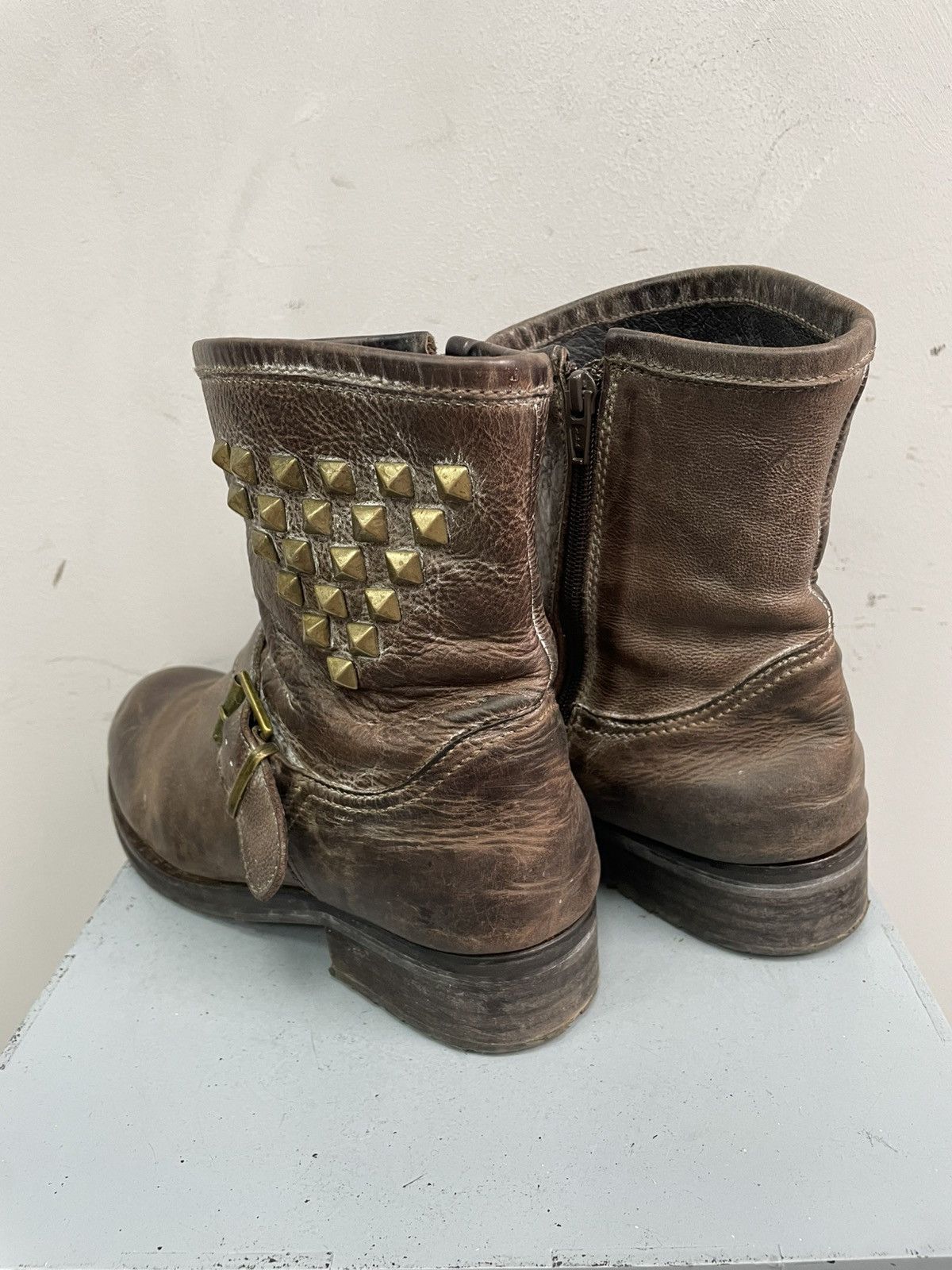 ASH Brown ASH metal detailed ankle boots guidi 90s style Size US 7.5 / EU 40-41 - 6 Thumbnail