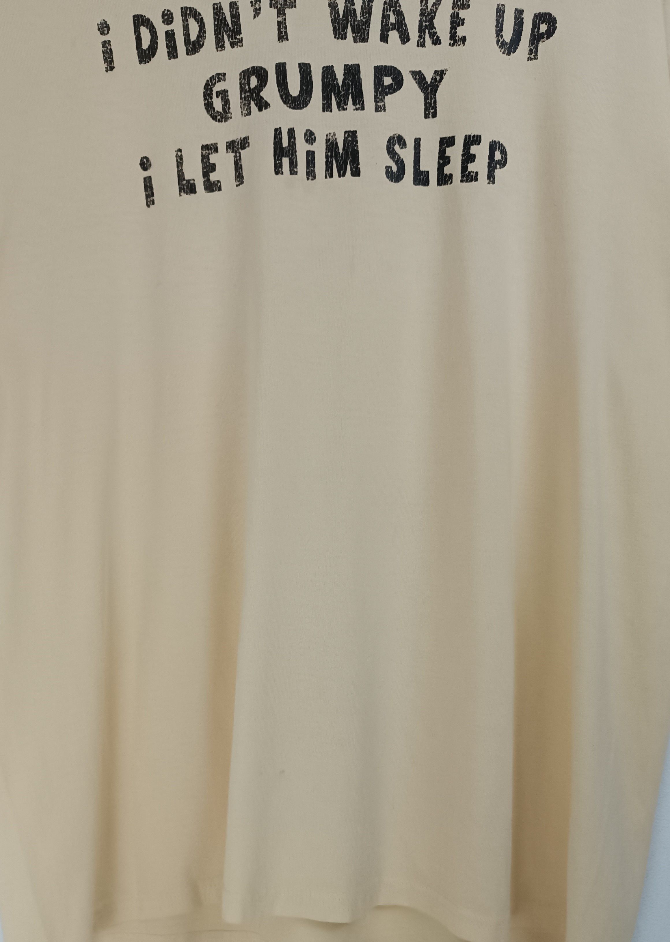 Vintage VINTAGE I DIDN'T WAKE UP GRUMPY HUMOR FUNNY ADULT QUOTES TEE Size US L / EU 52-54 / 3 - 8 Thumbnail