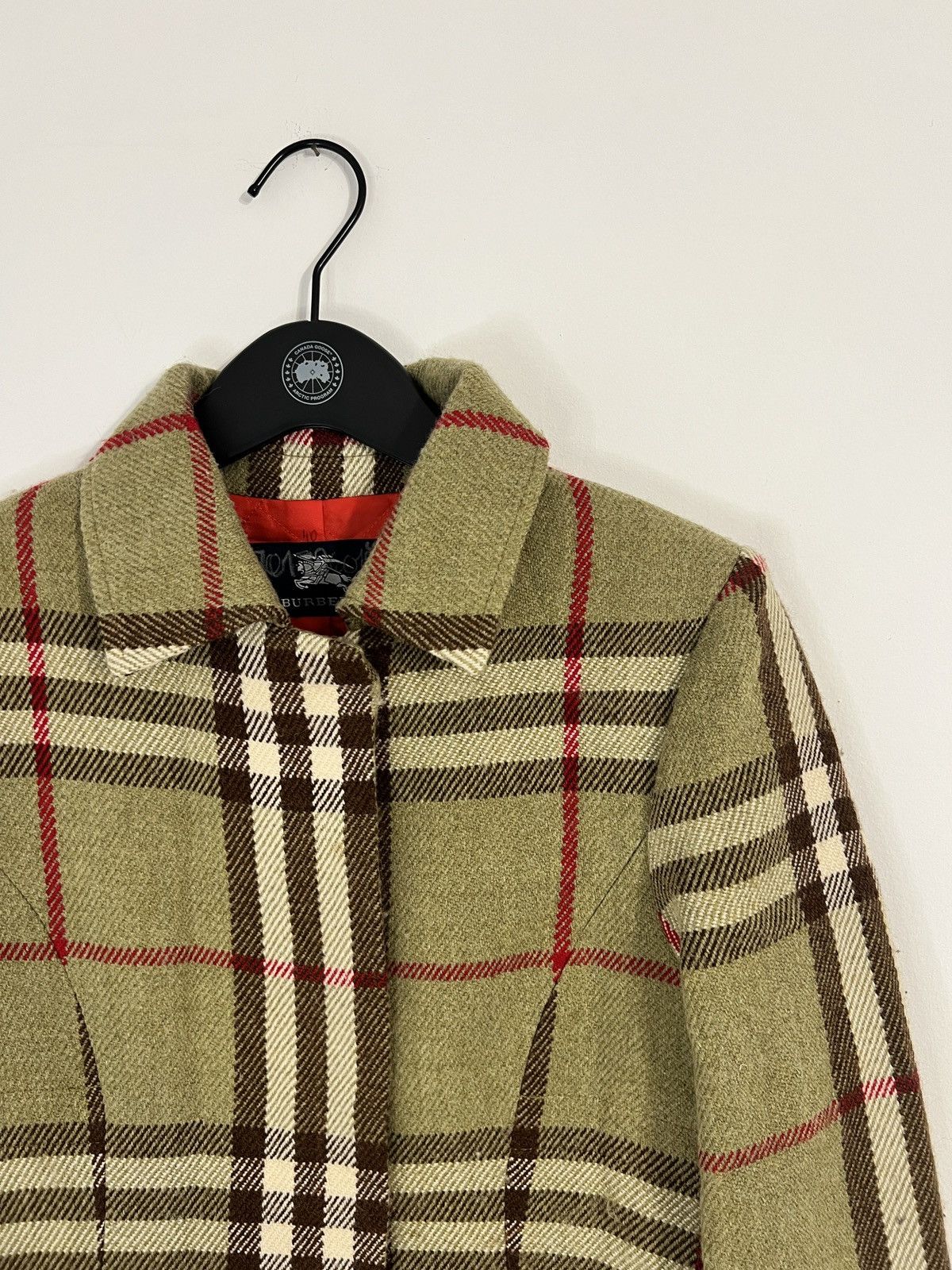 Burberry × Vintage Vtg Burberry Wool coat Size S / US 4 / IT 40 - 8 Thumbnail