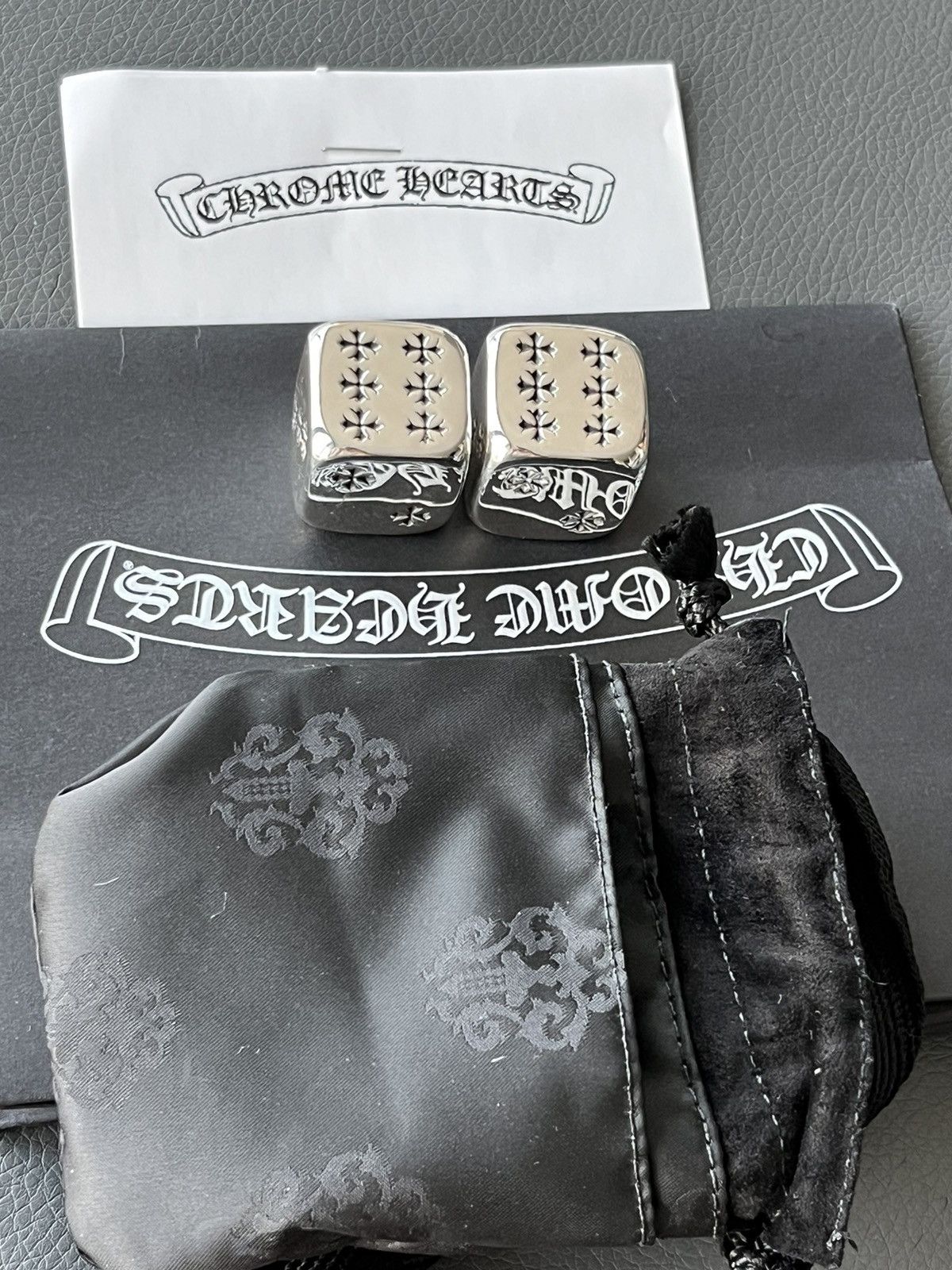 Chrome Hearts Extremely RARE Chrome Hearts Dice Set (x2) Size ONE SIZE - 12 Thumbnail