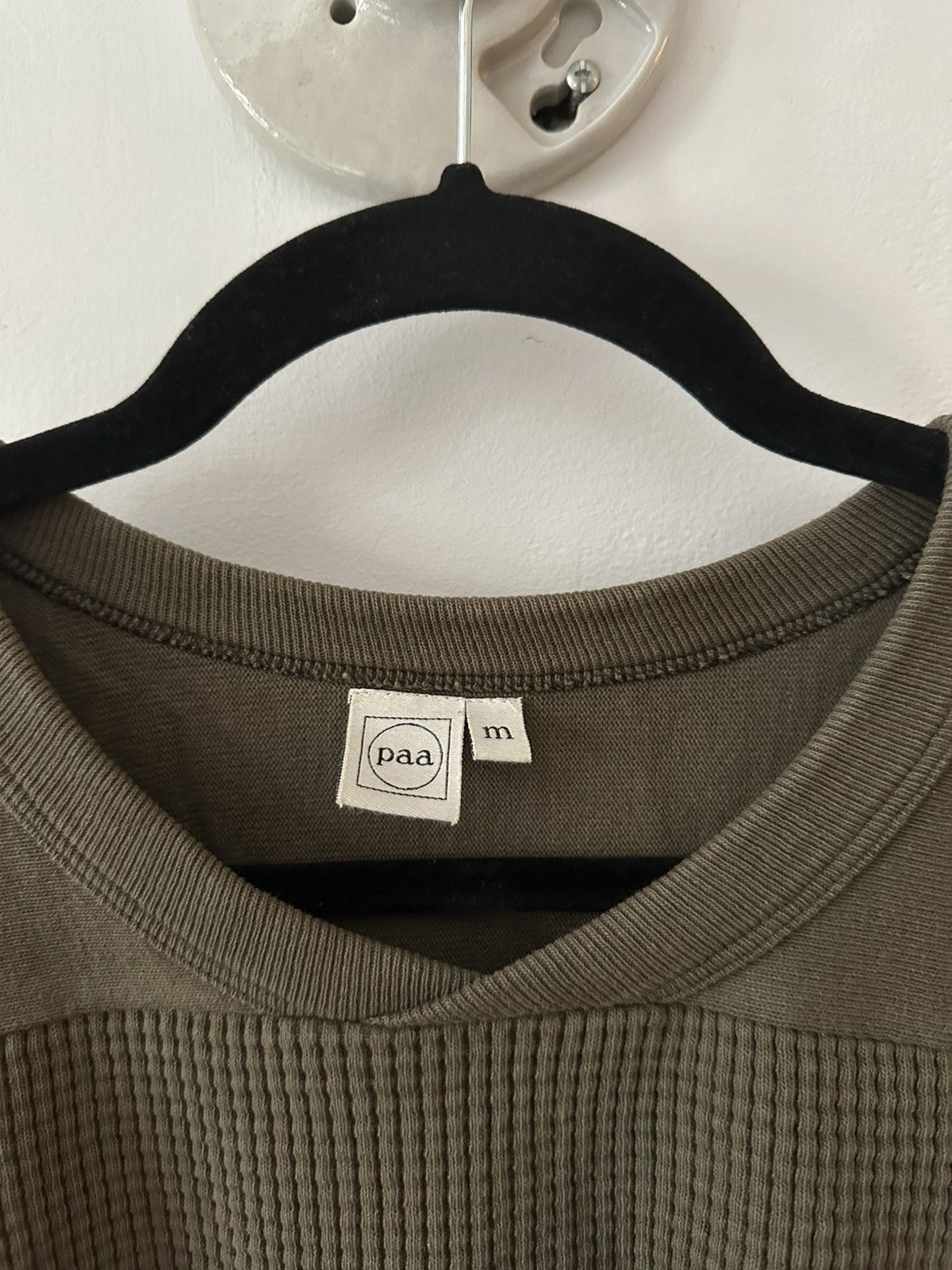 Paa Paa Thermal Football Sweatshirt - Olive Size US M / EU 48-50 / 2 - 3 Thumbnail