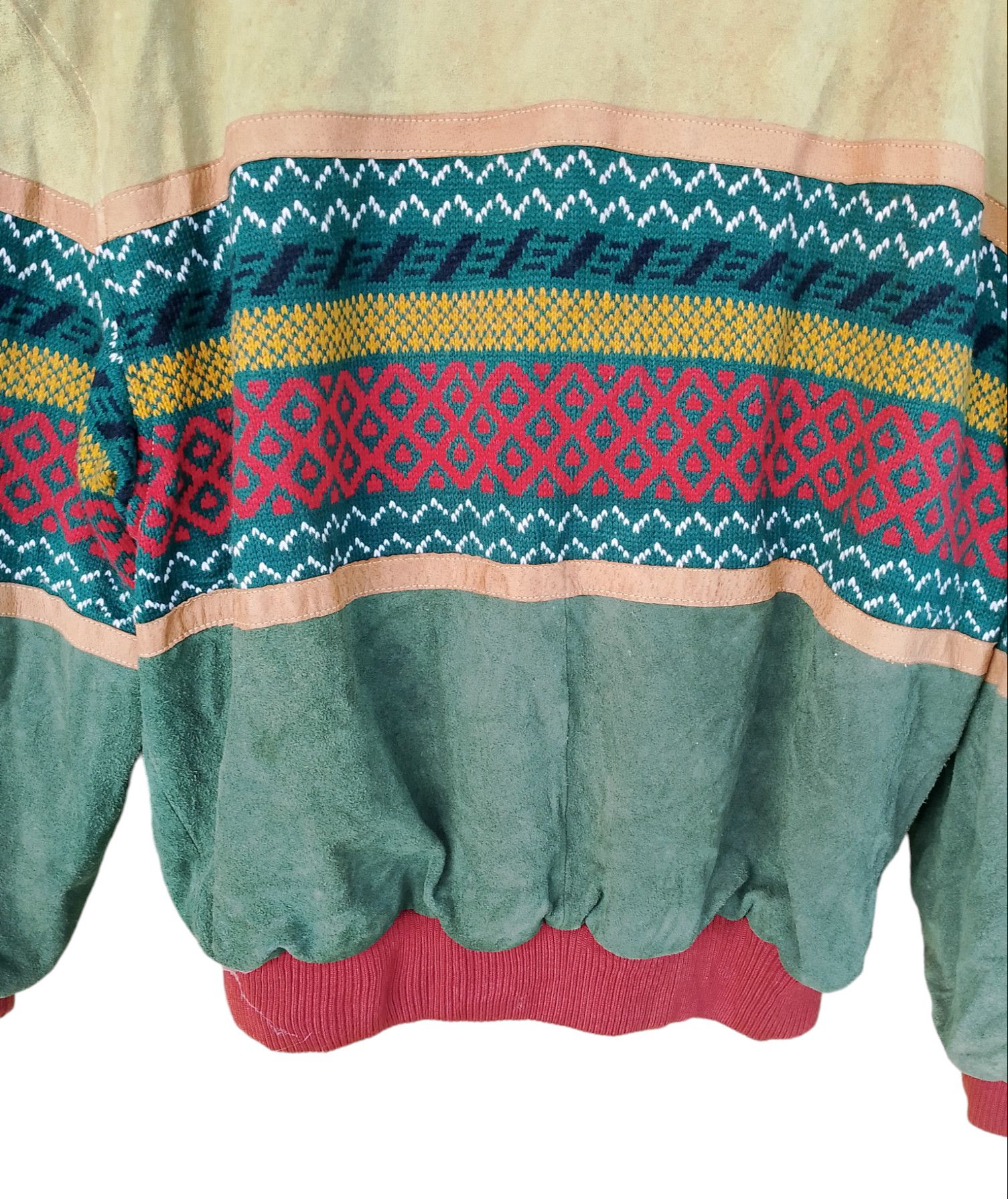 Japanese Brand Japanese Navajo Bomber Jacket Like Visvim Size US L / EU 52-54 / 3 - 7 Thumbnail
