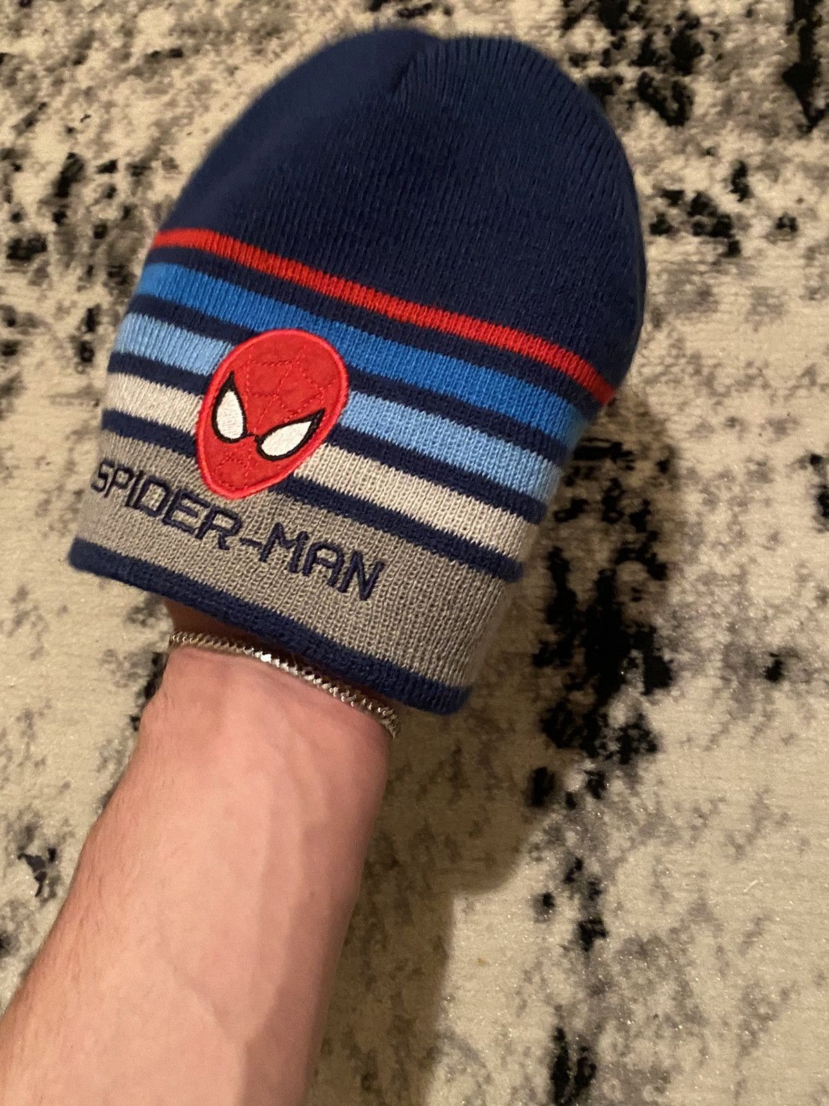 Japanese Brand × Vintage Vintage Spider Man Y2K Hat Size ONE SIZE - 3 Thumbnail