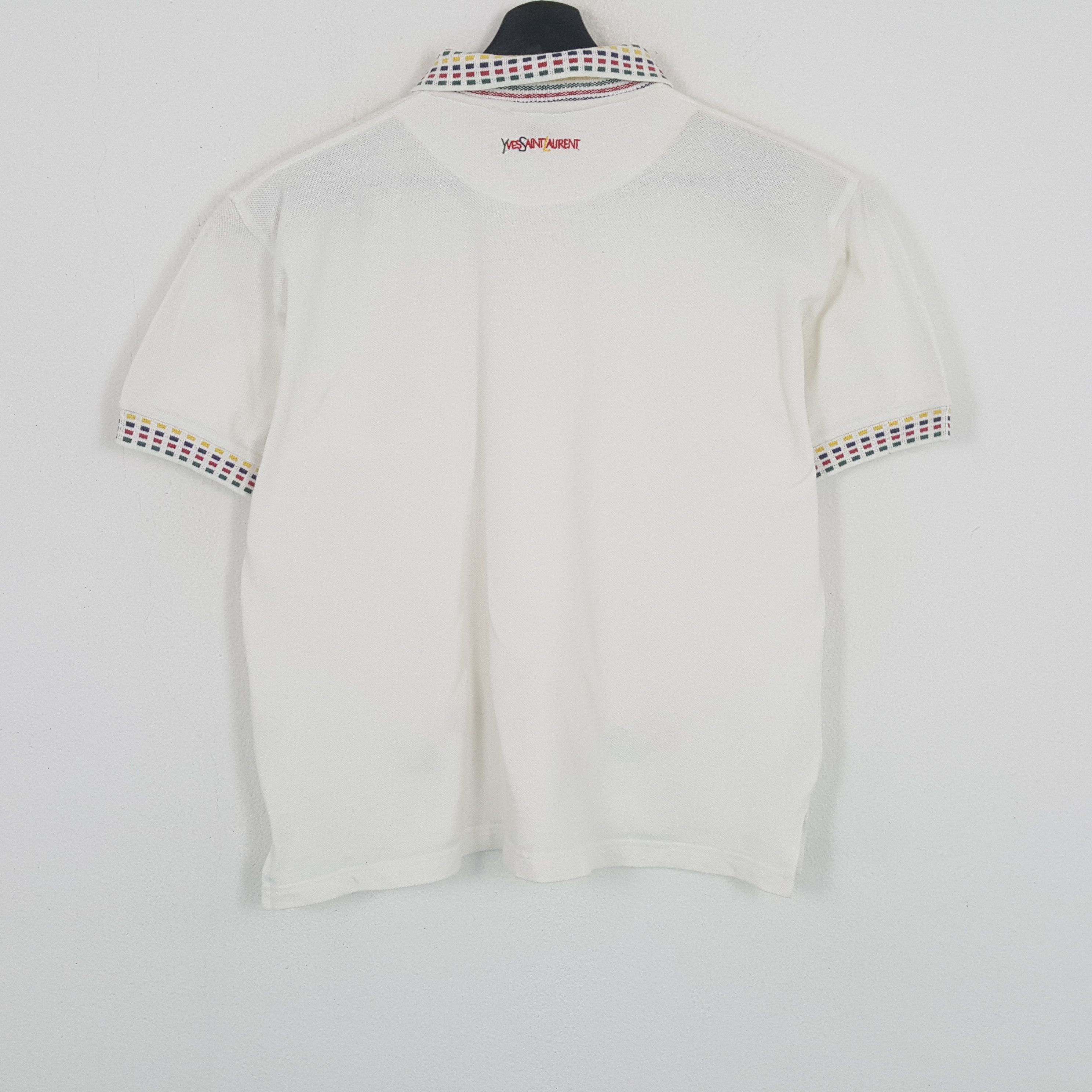 Vintage × Yves Saint Laurent YVES SAINT LAURENT Fashion Style Casual Style Polos Size US L / EU 52-54 / 3 - 3 Thumbnail