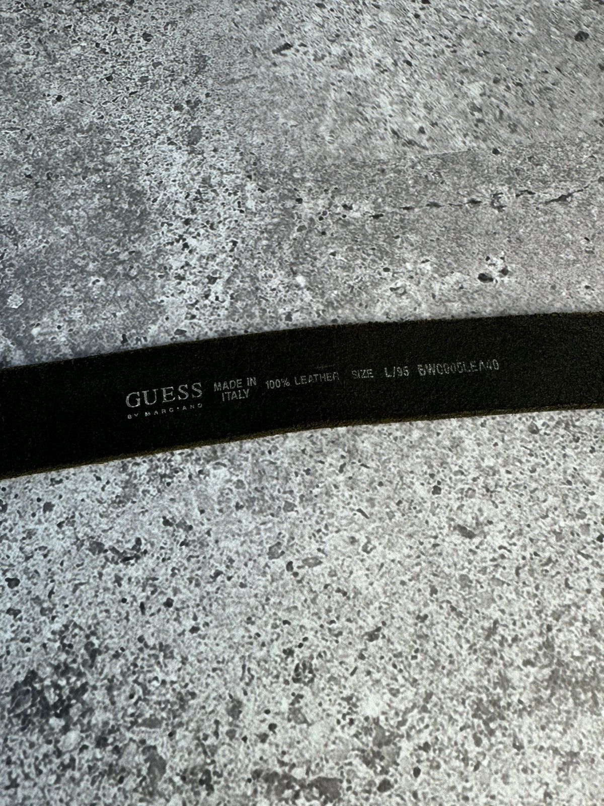 Guess × Vintage Guess Rare Leather Belt Vintage Size ONE SIZE - 4 Thumbnail
