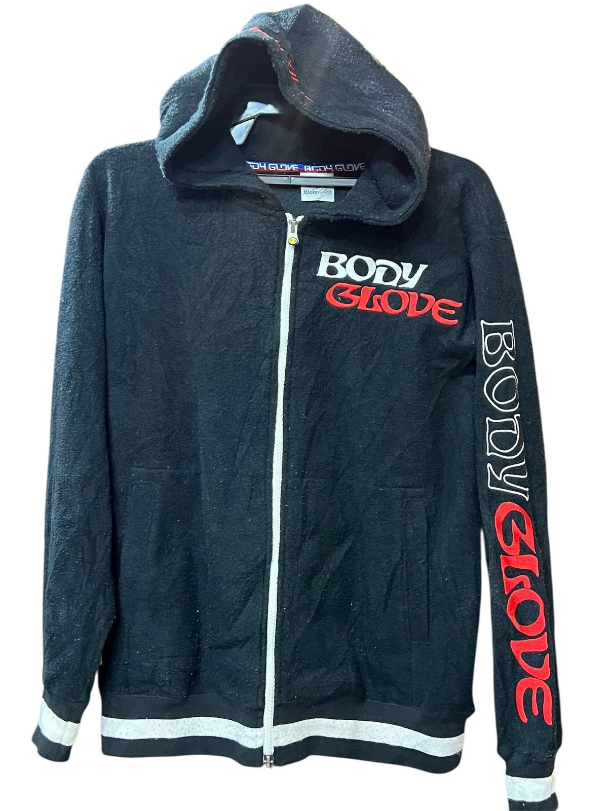 Body Glove × Vintage BODY GLOVE zipper jacket spellout embroidery Size US L / EU 52-54 / 3 - 1 Thumbnail