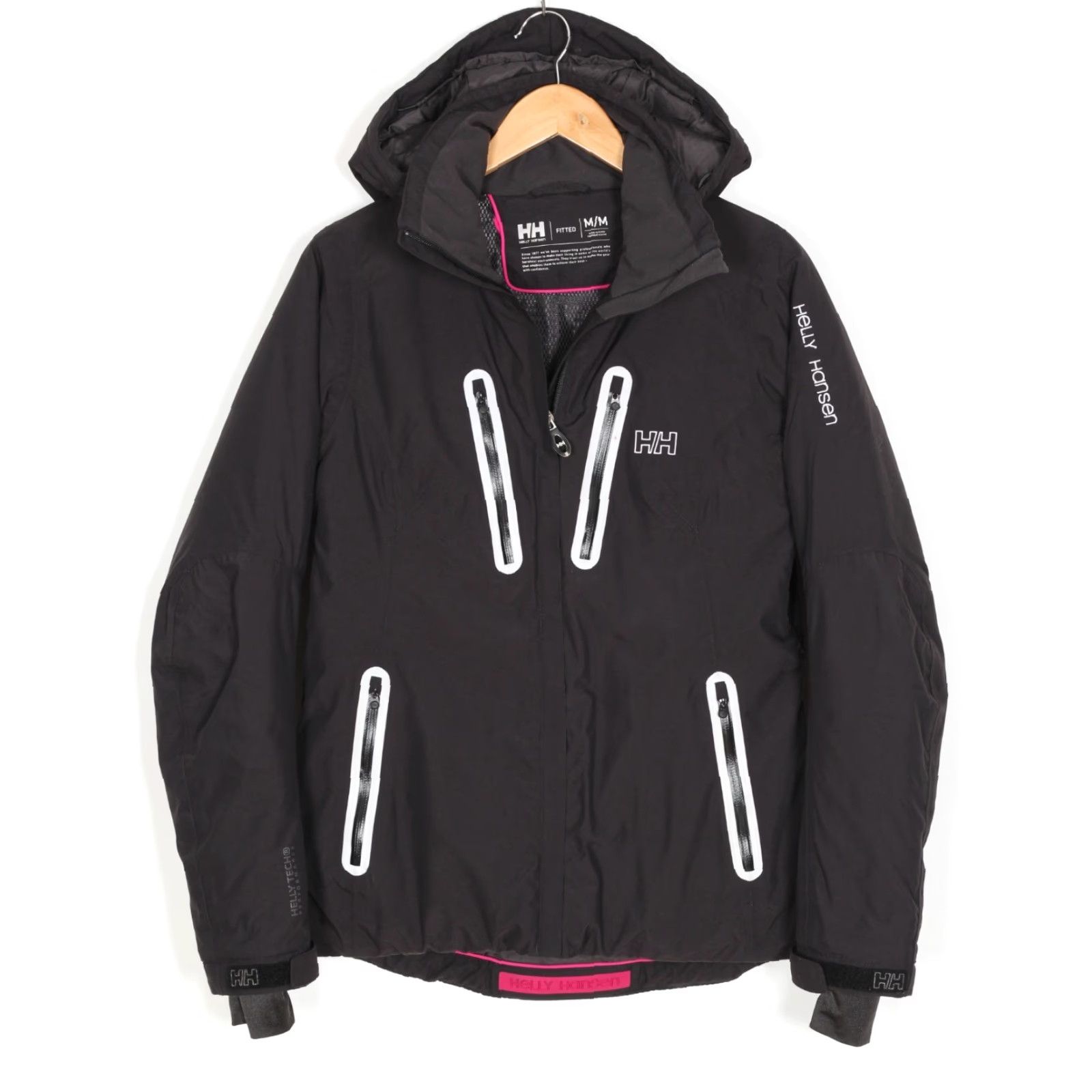 Helly Hansen HELLY HANSEN RECCO Ski Jacket Women M Hooded Waterproof Size M / US 6-8 / IT 42-44 - 2 Thumbnail