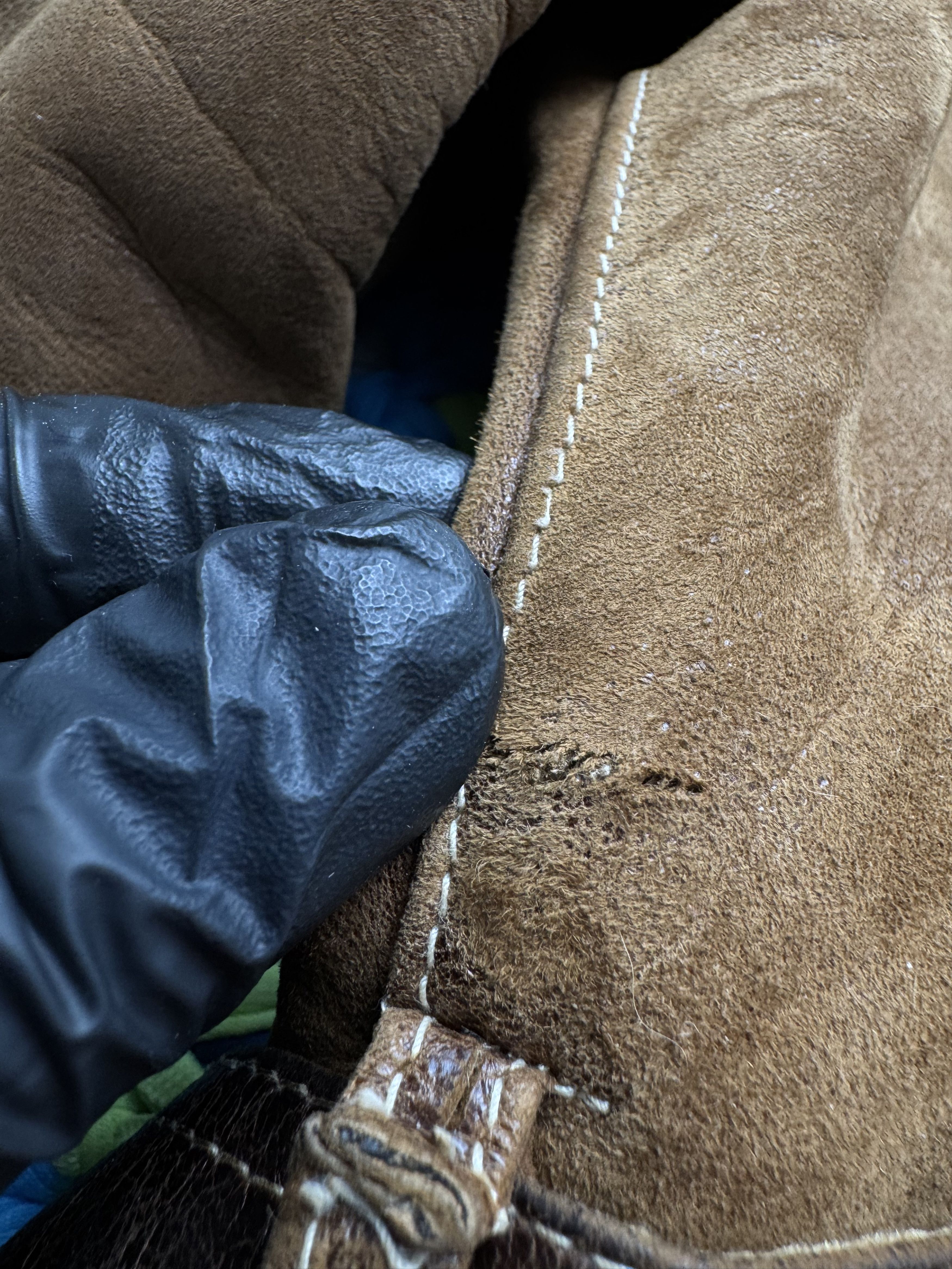 Vintage Vintage Brown Sheepskin Coat Belted Long Winter Size M / US 6-8 / IT 42-44 - 21 Thumbnail
