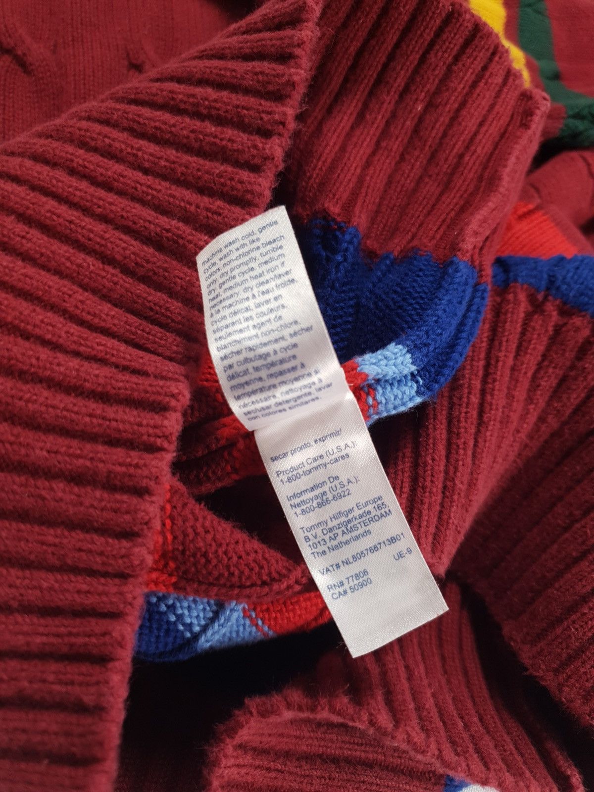 Tommy Hilfiger Vintage Tommy Hilfiger Crawford Cricket V-Neck Sweater Size US L / EU 52-54 / 3 - 9 Thumbnail