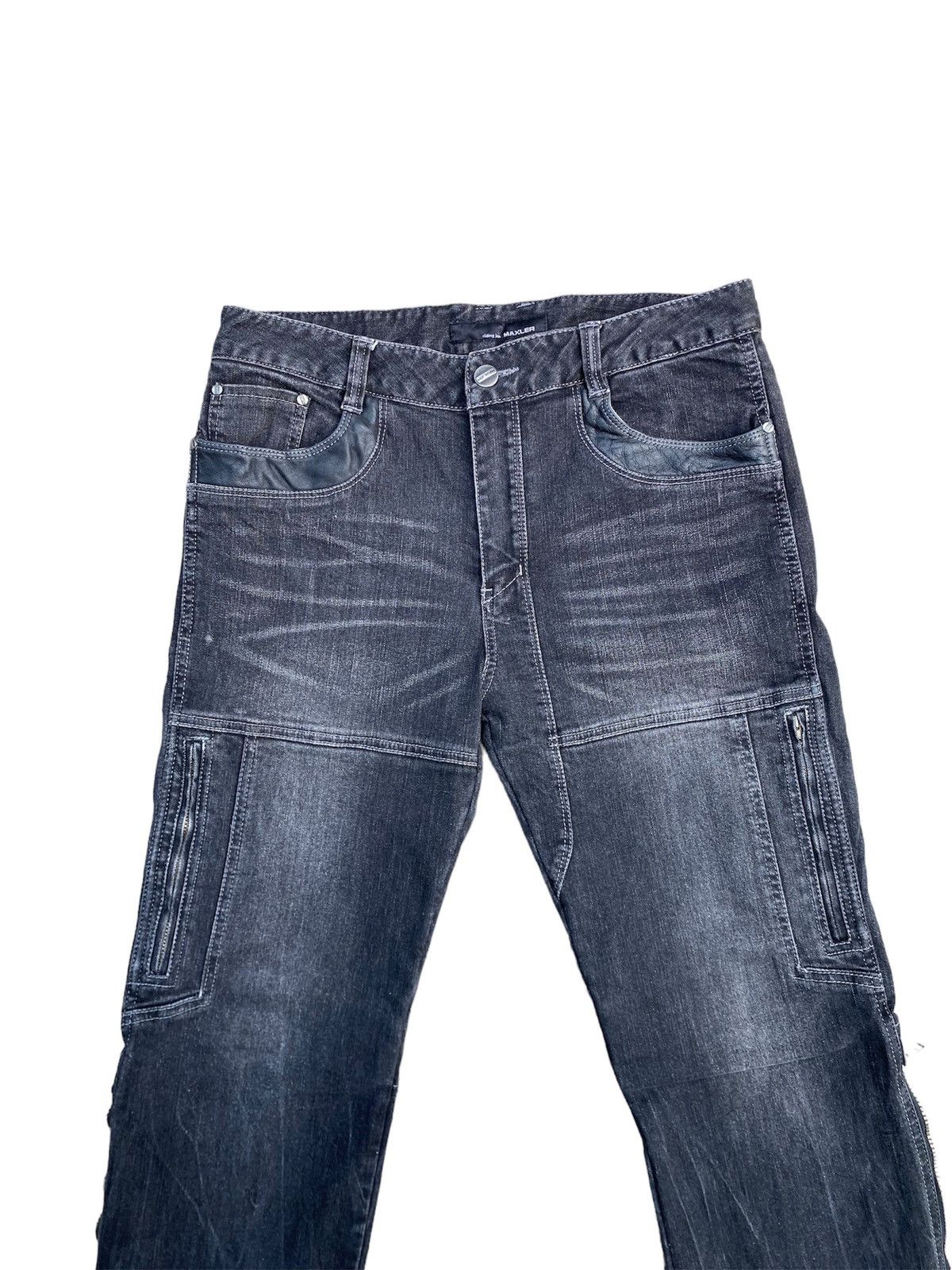 Japanese Brand Vintage Maxler Bikers Pants Size US 34 / EU 50 - 3 Thumbnail