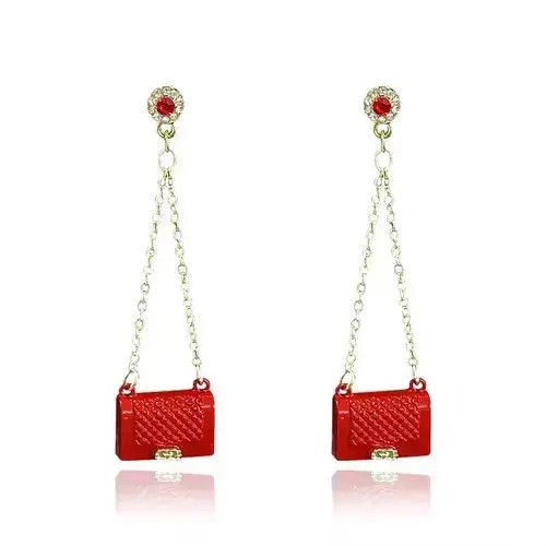 Other Fashion Elegant Shoulder Bag Long Dangle Drop Earrings Size ONE SIZE - 2 Thumbnail