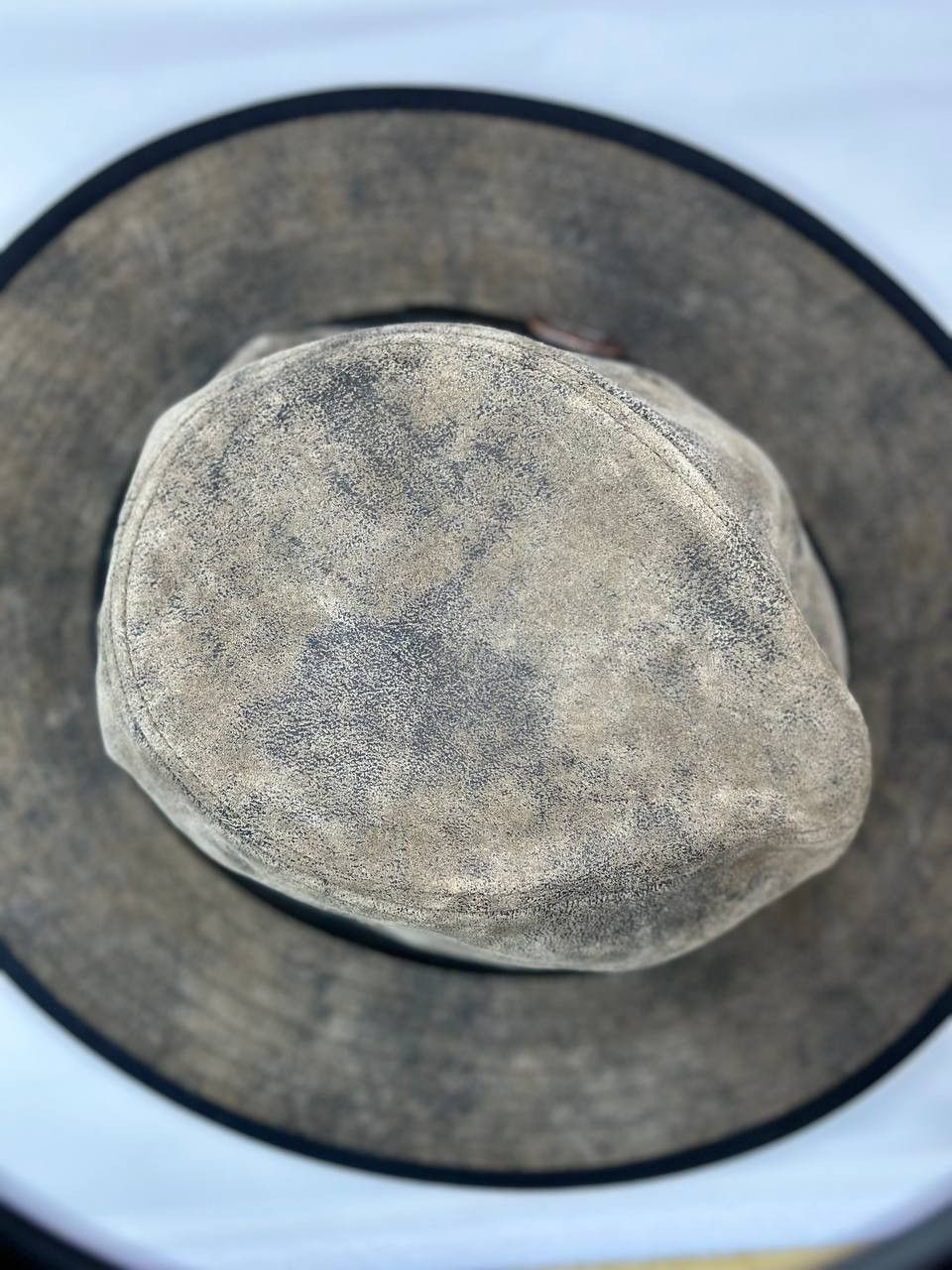 Designer Eureka Stockade EH065 Olive Leather Outback Bush Hat Small Size ONE SIZE - 7 Thumbnail