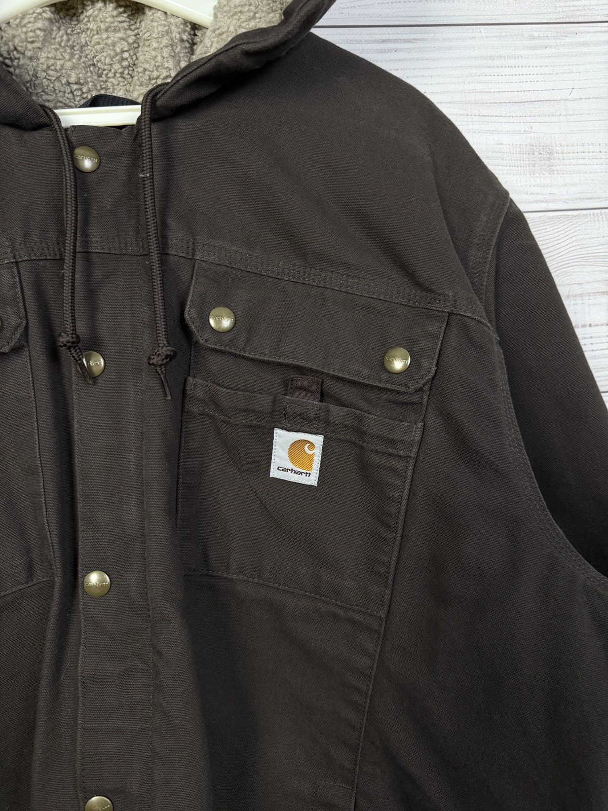 Carhartt Vintage Carhartt Parka Jacket Y2K Size L Size US XL / EU 56 / 4 - 3 Thumbnail