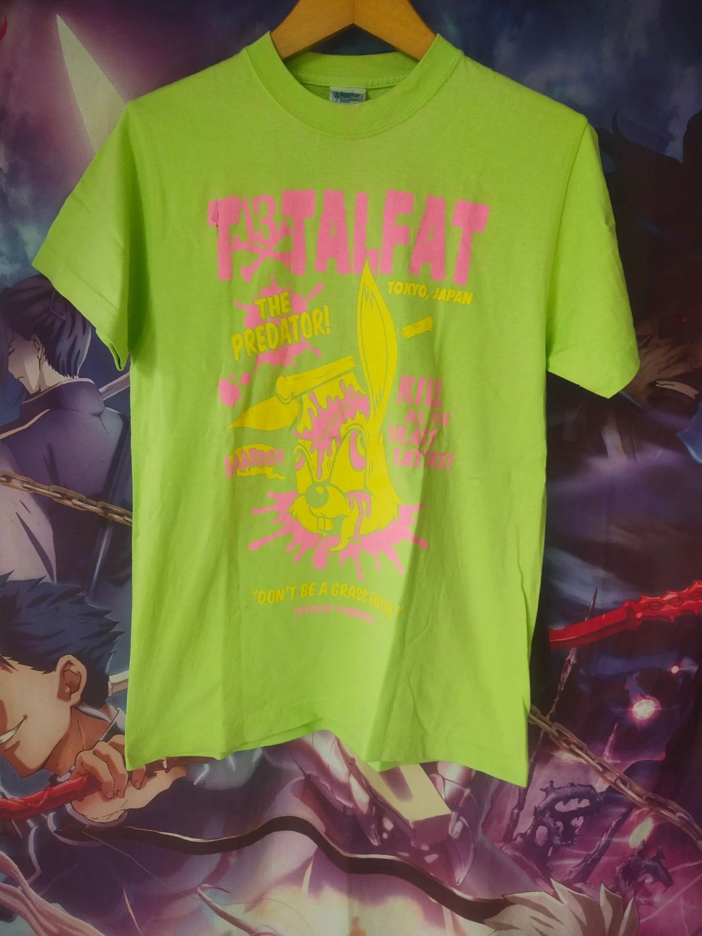 Band Tees Totalfat The Predator Bunny Band Tee Punk Japan Size US S / EU 44-46 / 1 - 1 Thumbnail