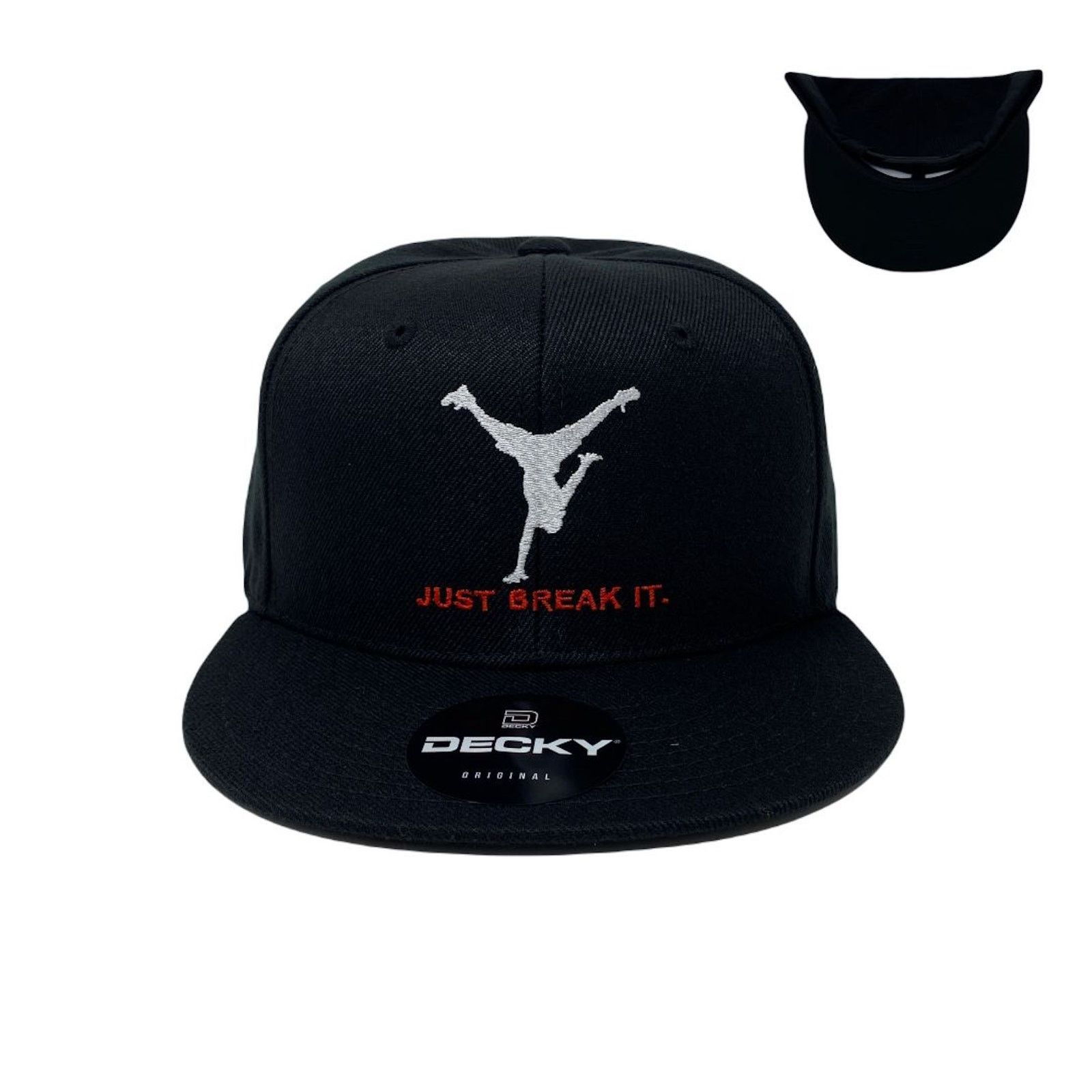 Other Breakdance Snapback Hat All Black Size ONE SIZE - 1 Thumbnail
