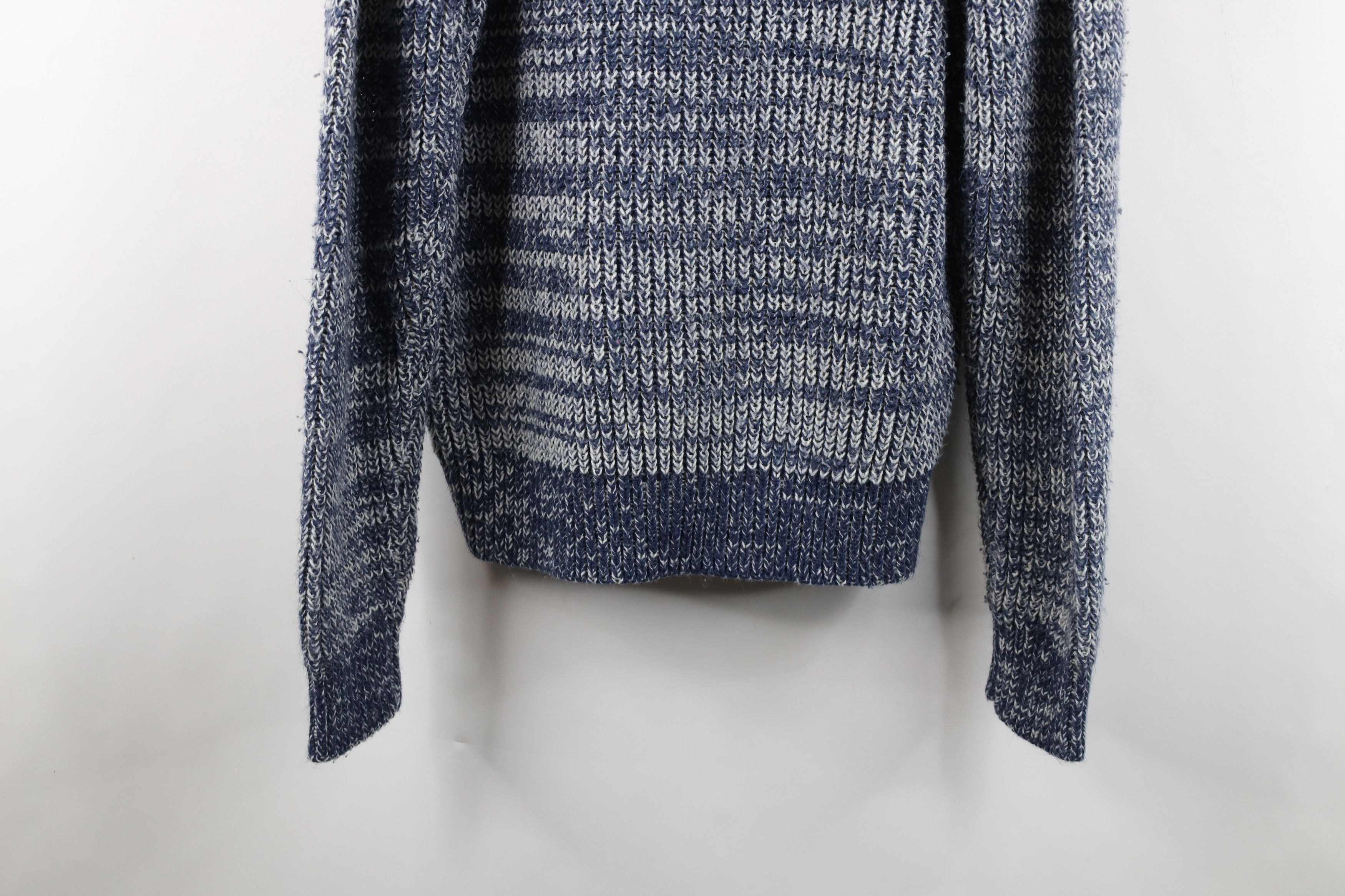 Vintage Vintage 70s Streetwear Chunky Ribbed Knit Shawl Sweater Size US L / EU 52-54 / 3 - 10 Thumbnail