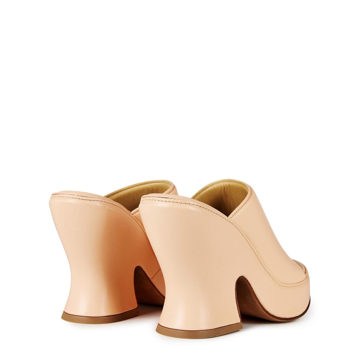 Bottega Veneta Bottega Veneta Wedge High Heel Mules in Pink Size US 4 / IT 34 - 5 Thumbnail