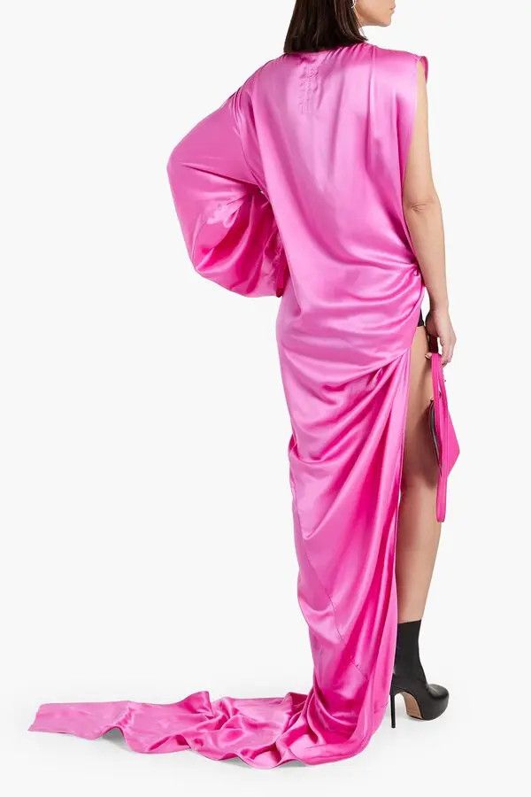 Rick Owens o1y0126 Maxi Dress in Pink Size S / US 4 / IT 40 - 3 Thumbnail