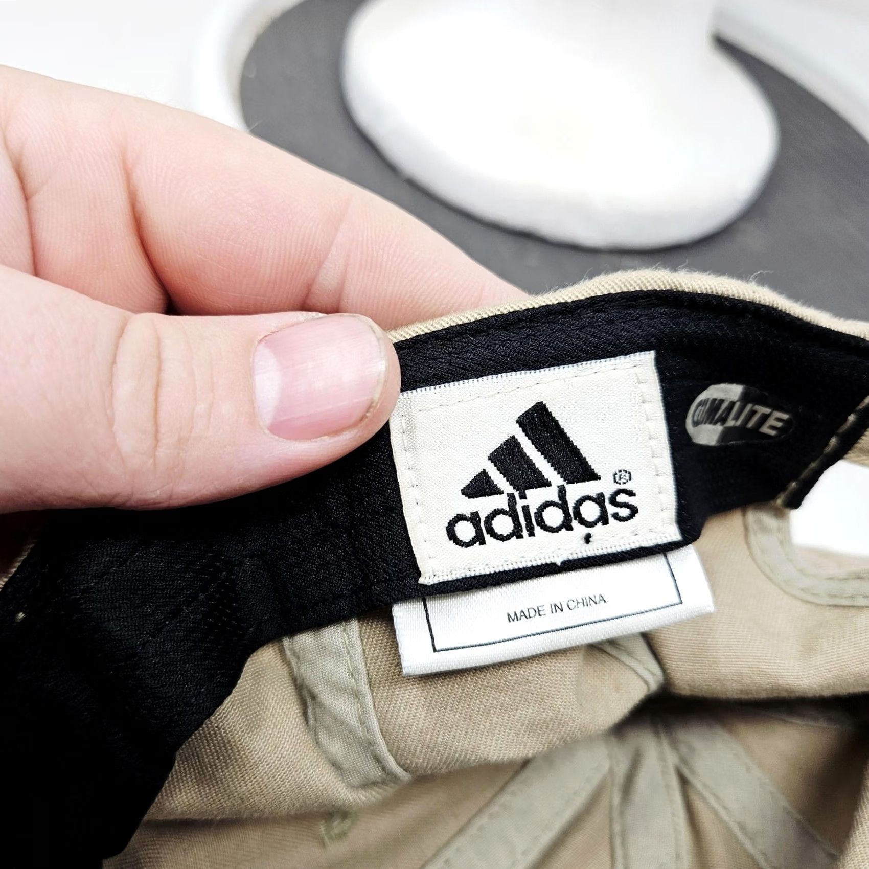 Adidas Adidas Hat Baseball Cap One Size Beige Mens Climalite Twill Logo Strap Back Cap Size ONE SIZE - 7 Thumbnail