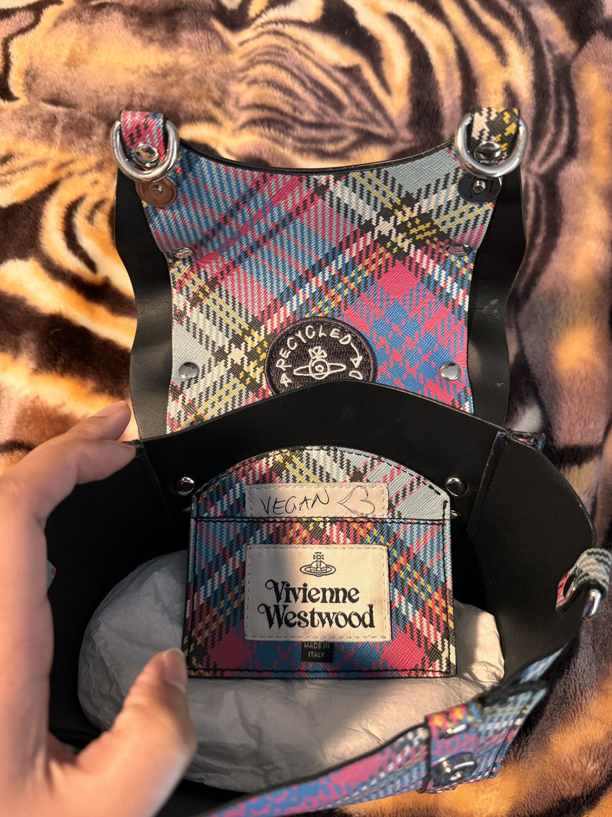 Vivienne Westwood Vivienne Westwood pink tartan purse Size ONE SIZE - 7 Thumbnail
