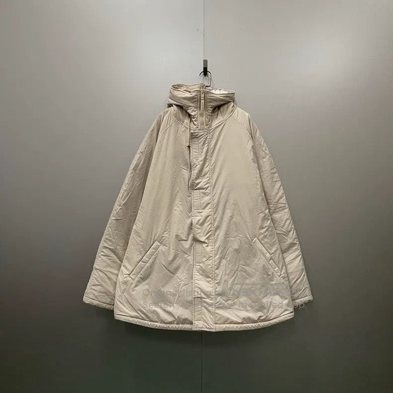 Balenciaga Balenciaga Beige Down Filled Cotton Jacket Size US M / EU 48-50 / 2 - 1 Thumbnail