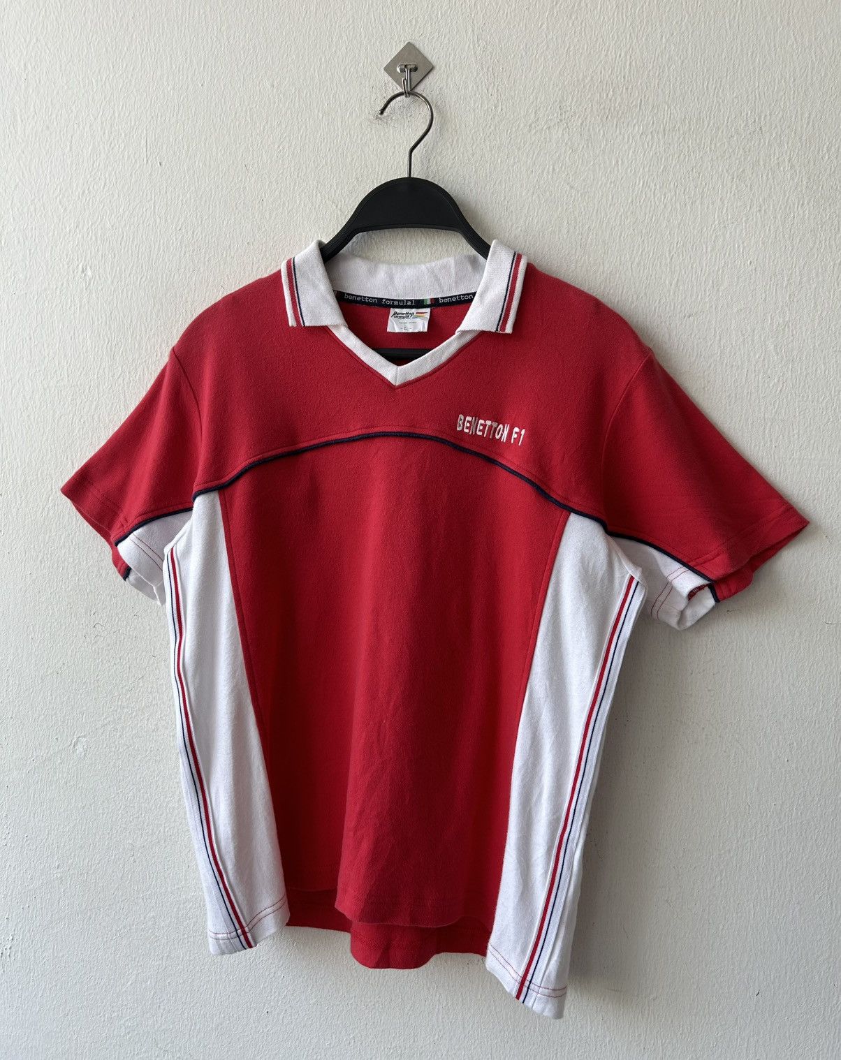 Benetton Benetton Formula 1 Collar Shirt Size L / US 10 / IT 46 - 2 Thumbnail