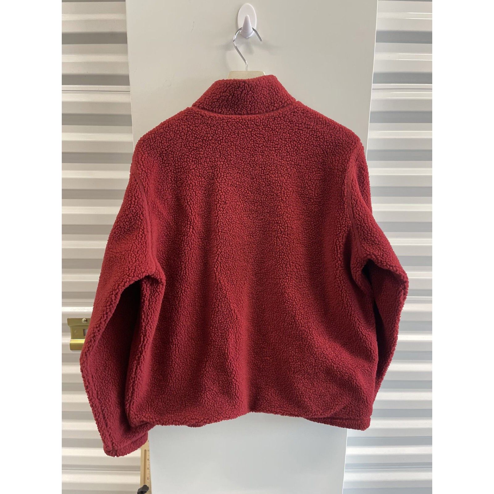 Lands' End VTG 90S Y2K RARE LANDS END 1/4 ZIP PULL OVER RED DEEP PILL S Size US L / EU 52-54 / 3 - 6 Thumbnail