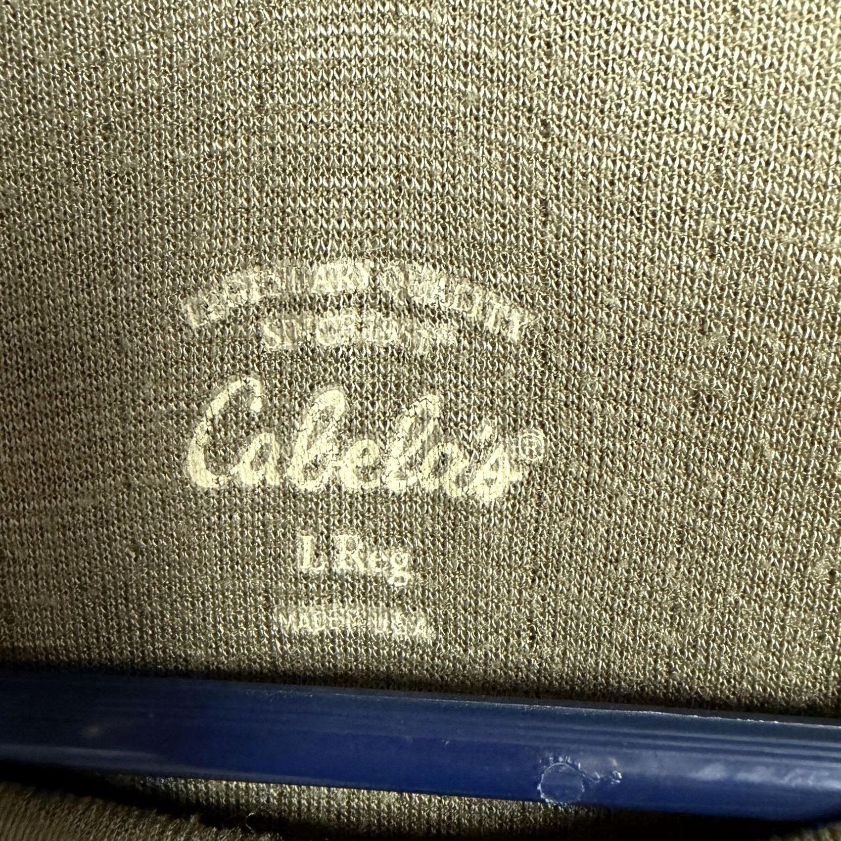 Vintage Cabela's Shirt Mens L Green Long Sleeve Layer Outdoors Hunting Crew Neck Polyester Jersey Size US L / EU 52-54 / 3 - 5 Thumbnail