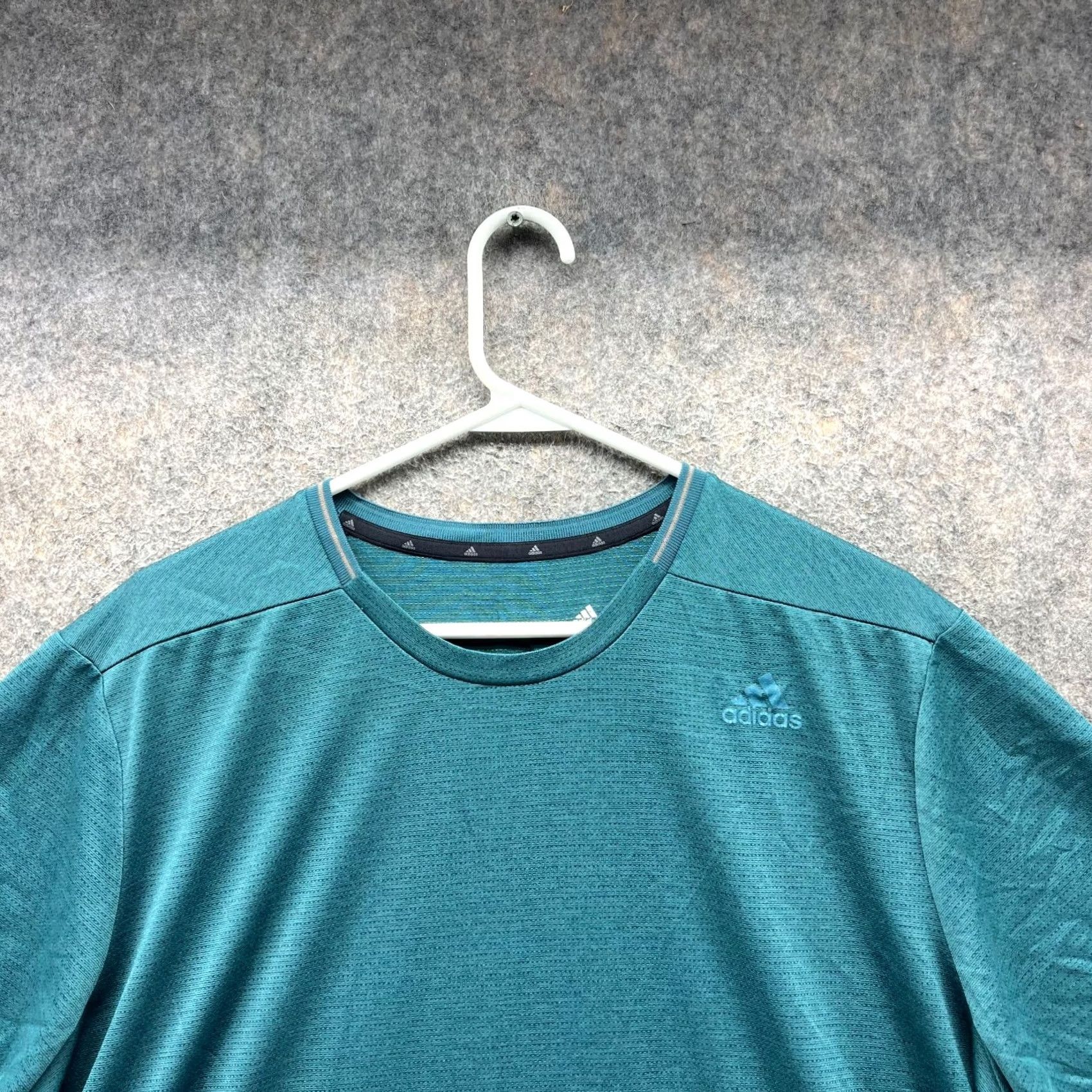 Adidas Adidas Shirt Men XL Teal Blue Athletic Climalite Crewneck Training Jersey Soccer Size US XL / EU 56 / 4 - 7 Thumbnail