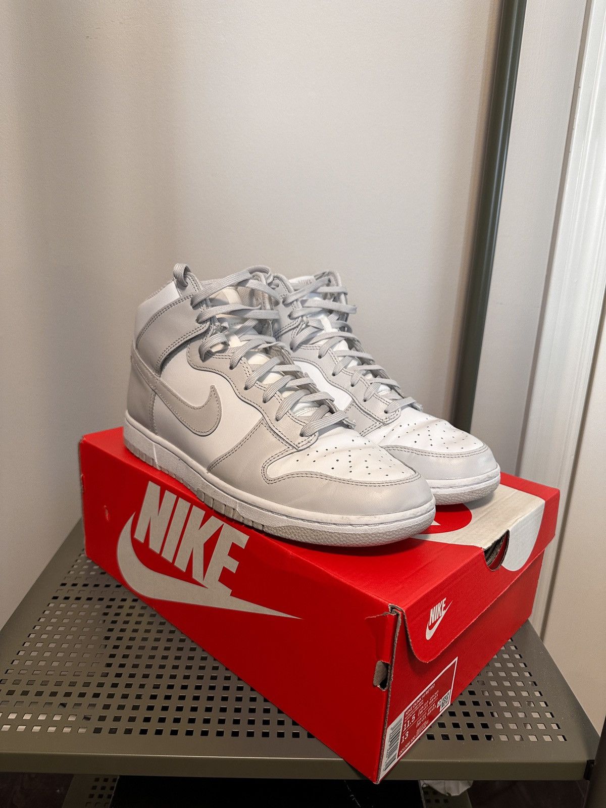 Nike 💥LAST CALL💥 Nike Dunk High Retro ‘Vast Grey’ Size US 11.5 / EU 44-45 - 7 Thumbnail