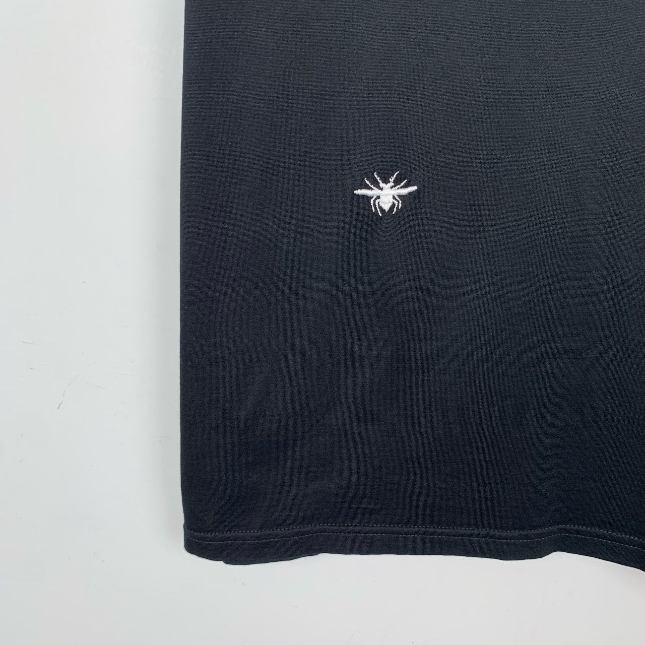 Dior Dior Embroidered Bee Round-Neck Black Cotton Short-Sleeve T- Size US XXS / EU 40 - 6 Thumbnail