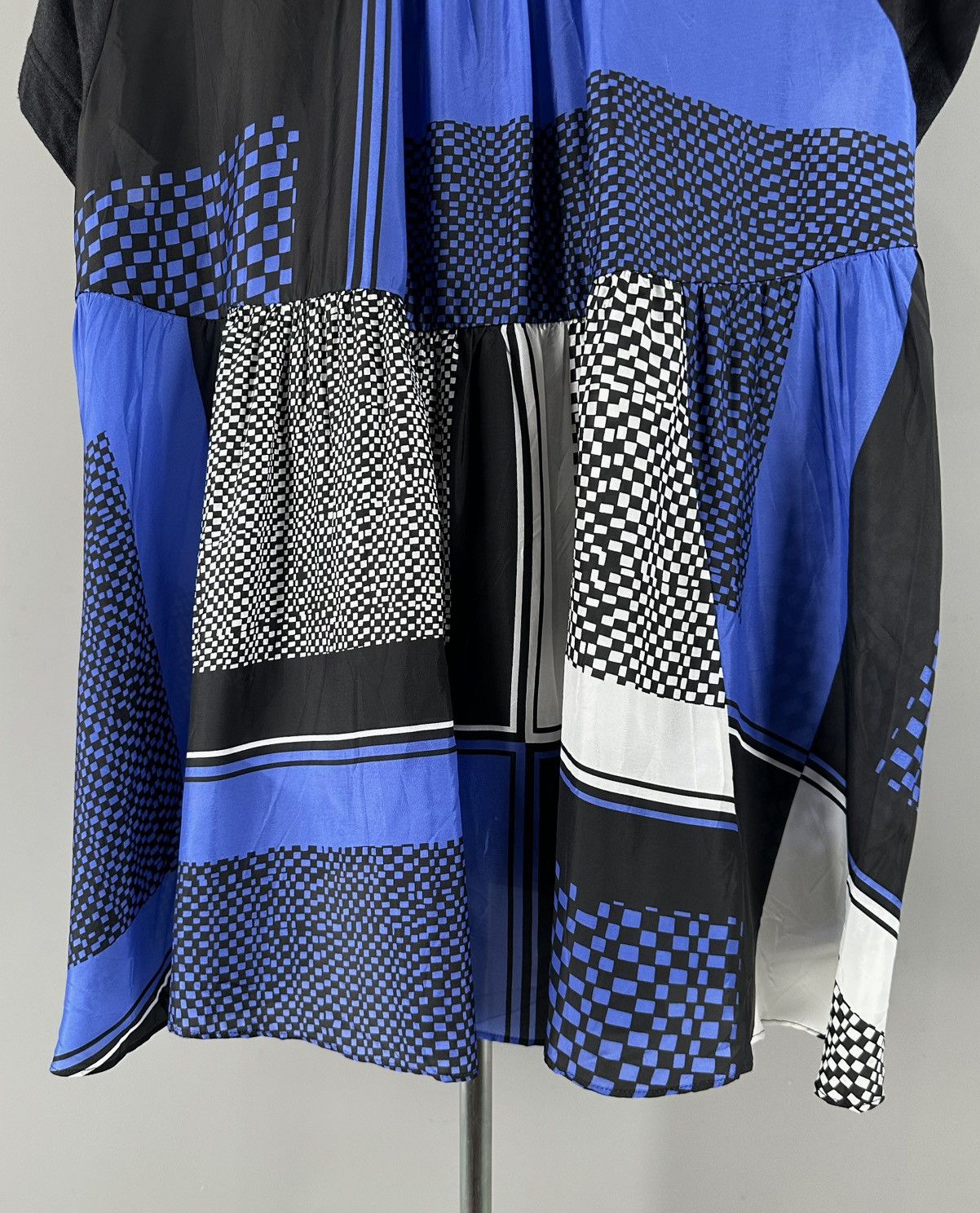 Sacai Sacai - Cut and Sew T-shirt with Scarf Attachments - Black Size M / US 6-8 / IT 42-44 - 7 Thumbnail