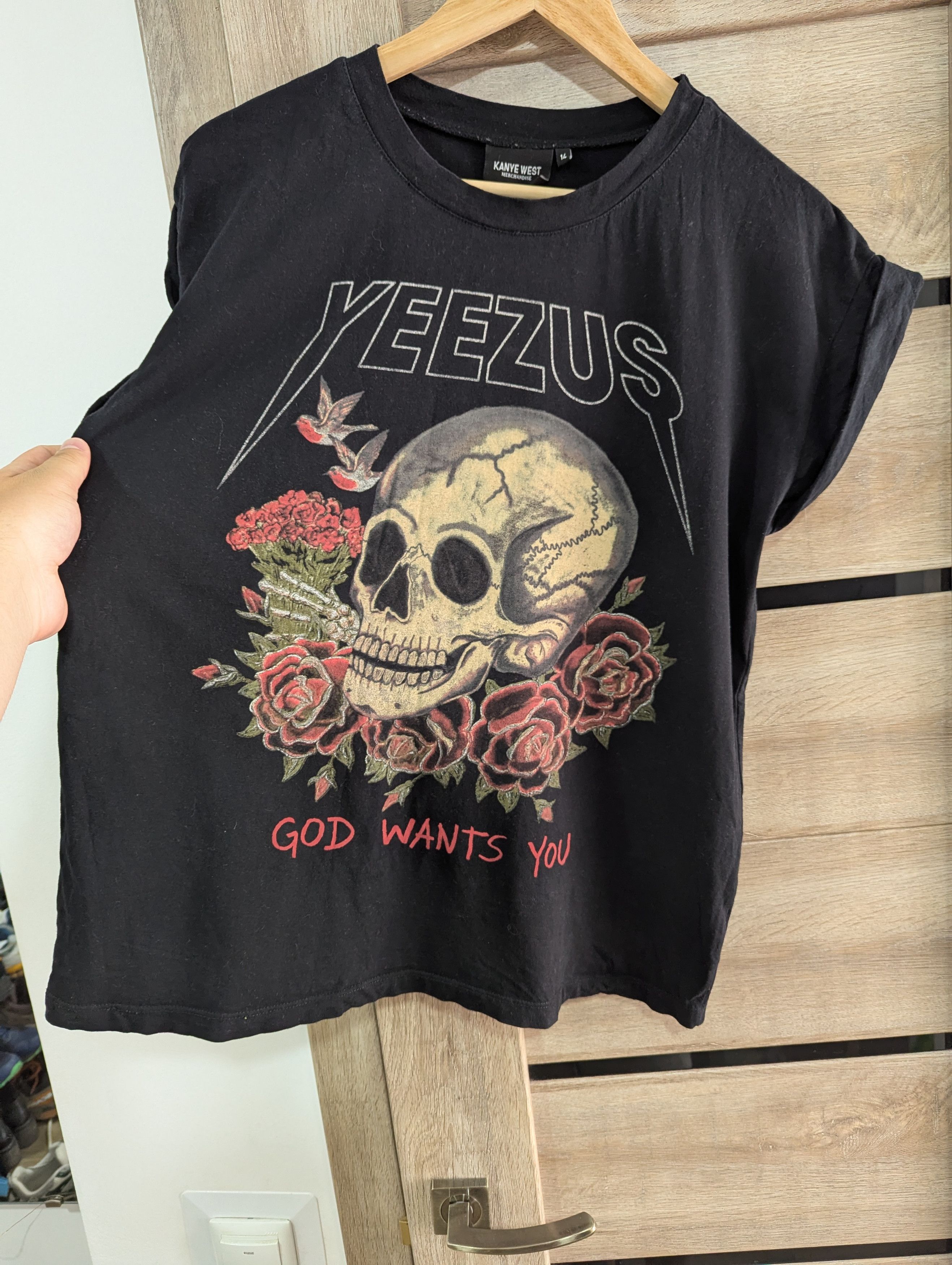 Kanye West Women's 2015 Yeezus Kanye West God Want You T-Shirt Size L / US 10 / IT 46 - 2 Thumbnail