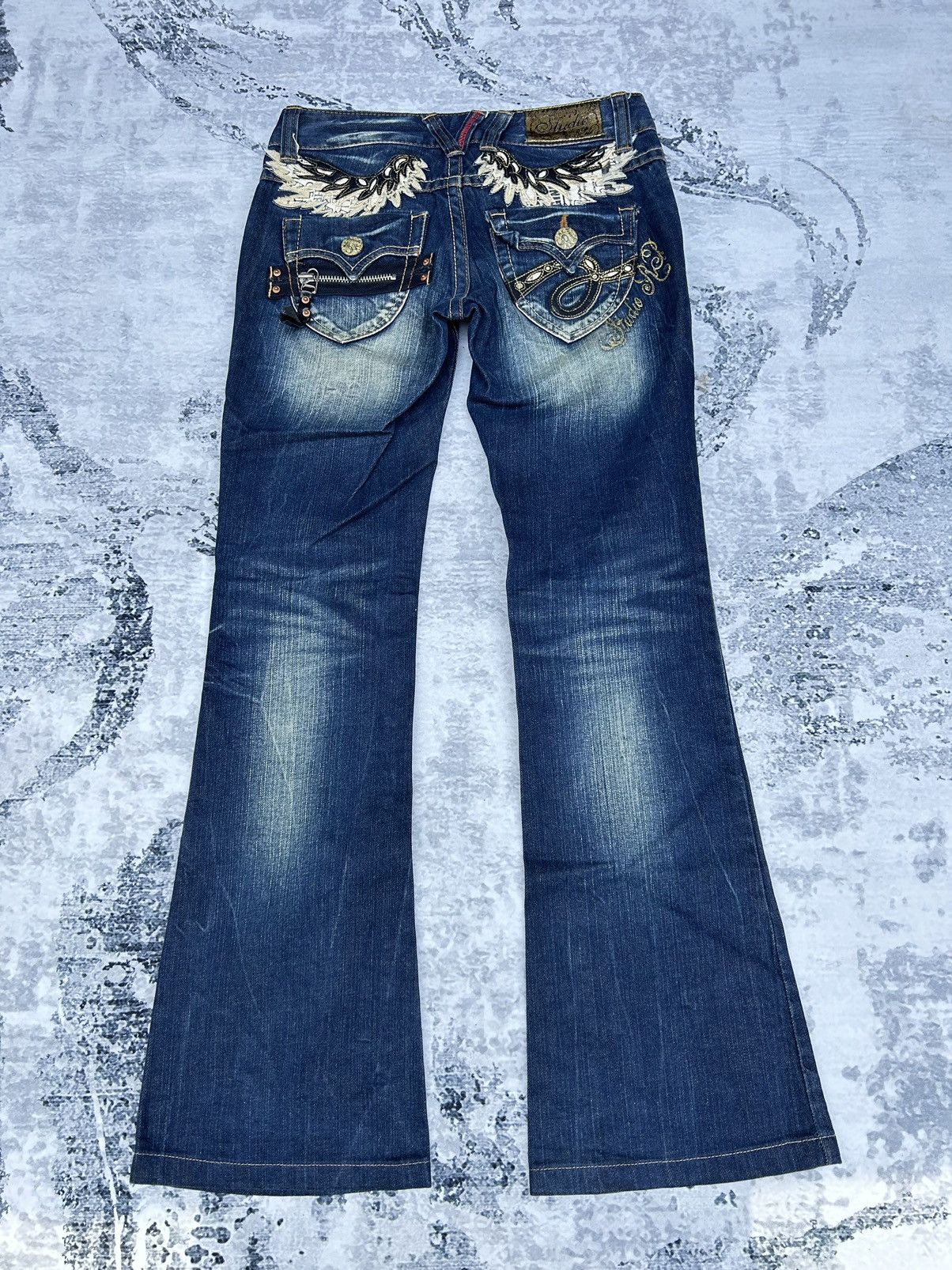 If Six Was Nine Studio R.P Flared Jeans Size 30" / US 8 / IT 44 - 1 Thumbnail