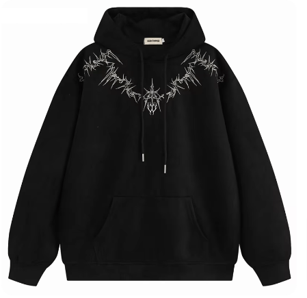 Japanese Brand × Vintage "Barbwire-L" Hoodie Size US L / EU 52-54 / 3 - 1 Thumbnail