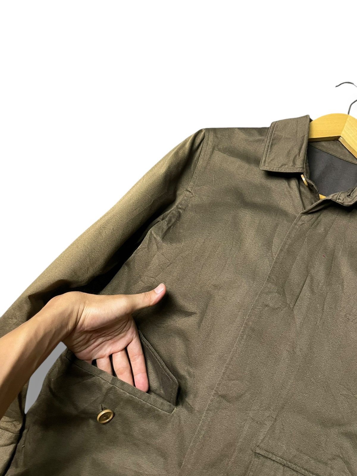 Japanese Brand × Margaret Howell × Vintage MARGARET HOWELL Hidden Button Light Jacket (102) Size US XXS / EU 40 - 4 Thumbnail