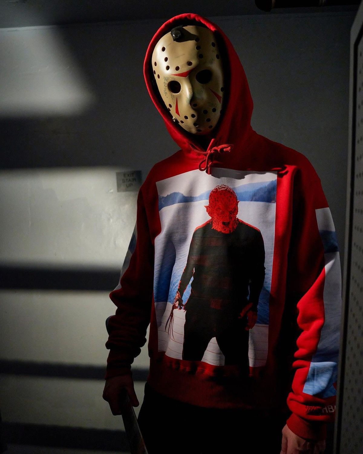 Anonymous Club × Hood By Air × Playboi Carti Hood By Air “Freddy VS Jason very rare hoodie ss21 Size US S / EU 44-46 / 1 - 2 Thumbnail